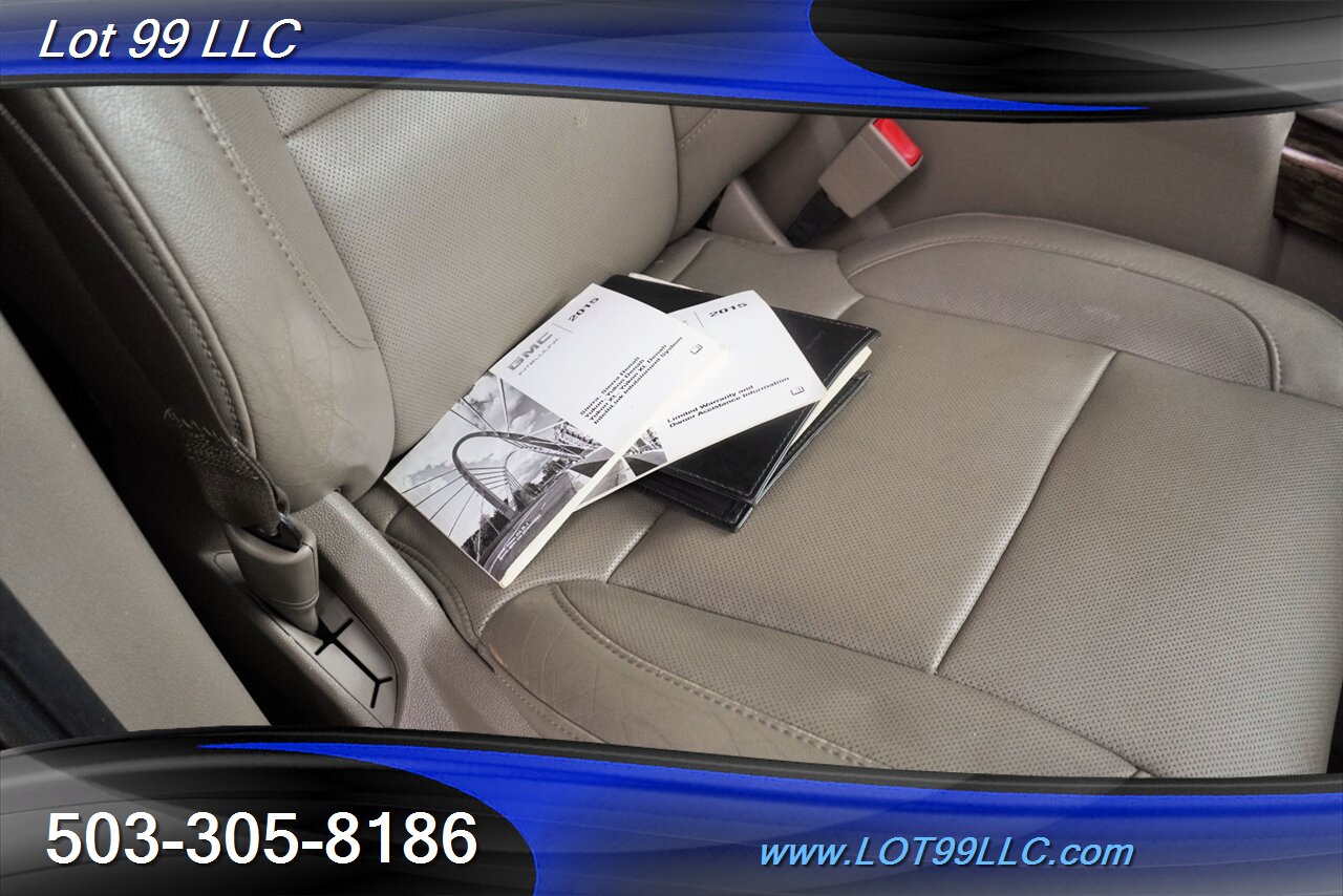 2015 GMC Yukon SLT 4X4 V8 5.3L Auto Heated Leather Seats GPS Moon  Roof GPS 3 Row Seating Black 22 Wheels NEW TIRES - Photo 40 - Milwaukie, OR 97267