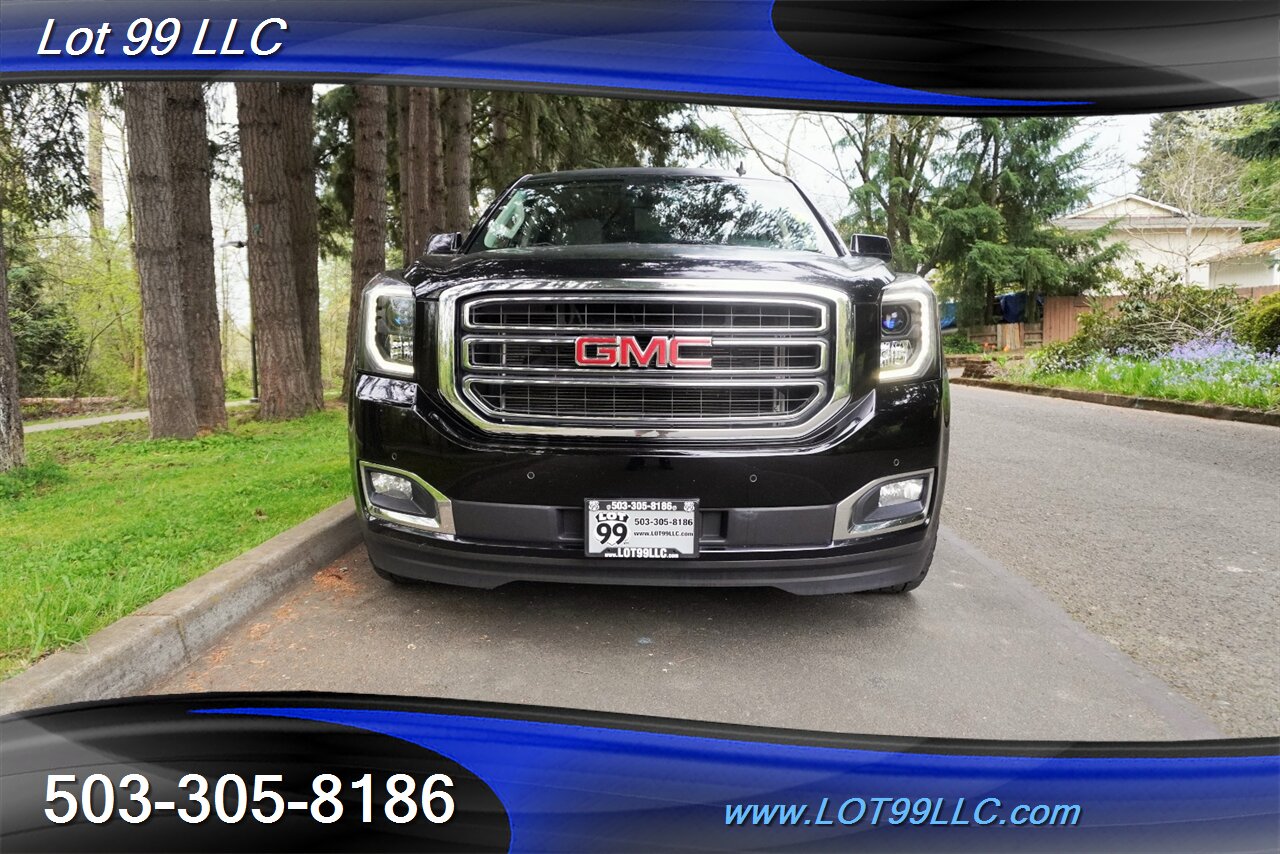 2015 GMC Yukon SLT 4X4 V8 5.3L Auto Heated Leather Seats GPS Moon  Roof GPS 3 Row Seating Black 22 Wheels NEW TIRES - Photo 6 - Milwaukie, OR 97267