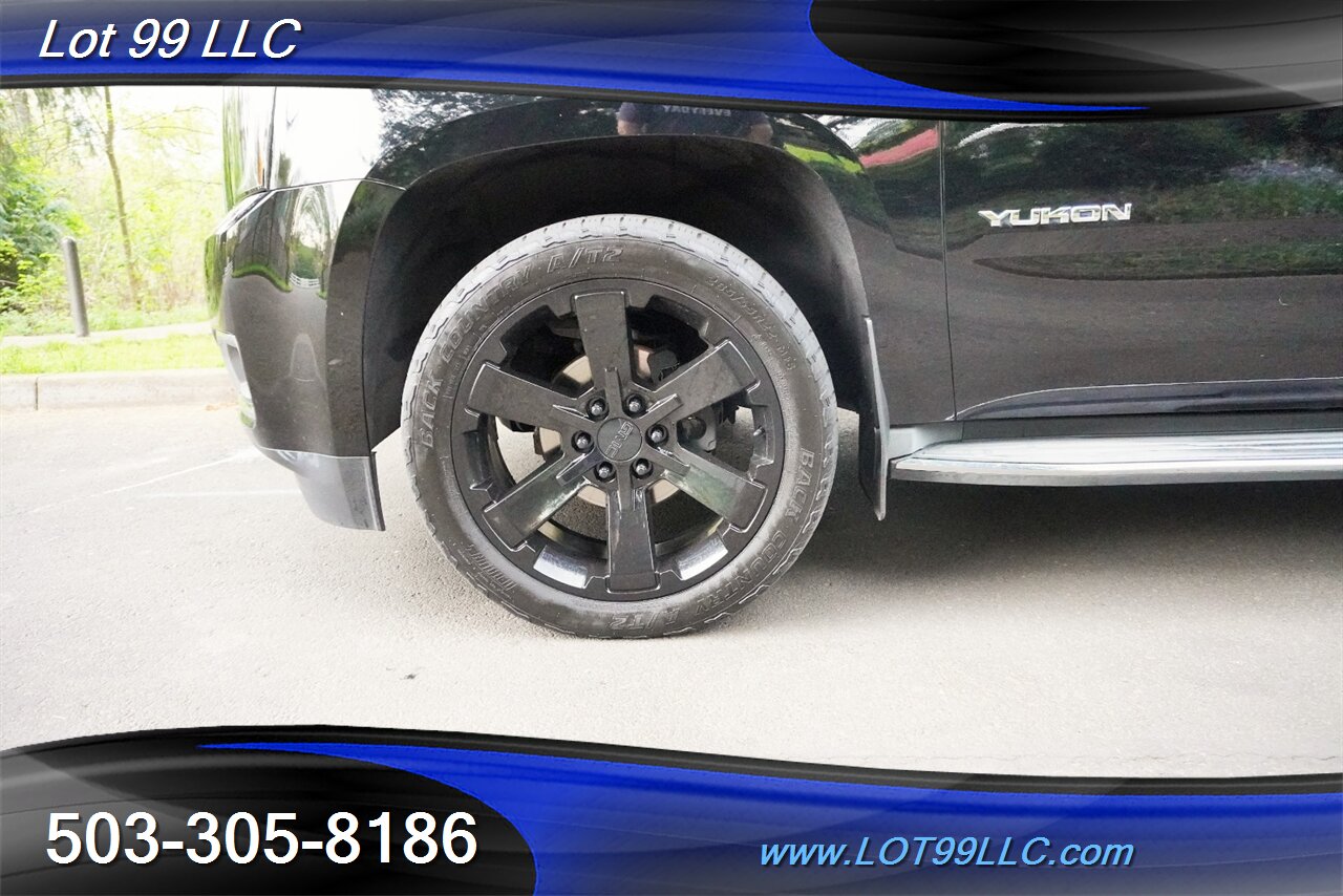 2015 GMC Yukon SLT 4X4 V8 5.3L Auto Heated Leather Seats GPS Moon  Roof GPS 3 Row Seating Black 22 Wheels NEW TIRES - Photo 42 - Milwaukie, OR 97267
