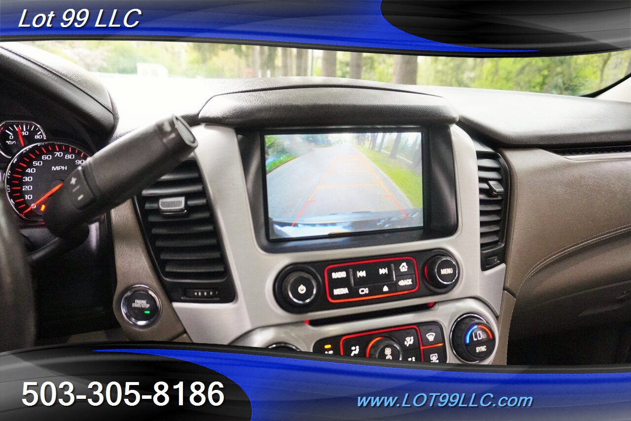 2015 GMC Yukon SLT 4X4 V8 5.3L Auto Heated Leather Seats GPS Moon  Roof GPS 3 Row Seating Black 22 Wheels NEW TIRES - Photo 43 - Milwaukie, OR 97267