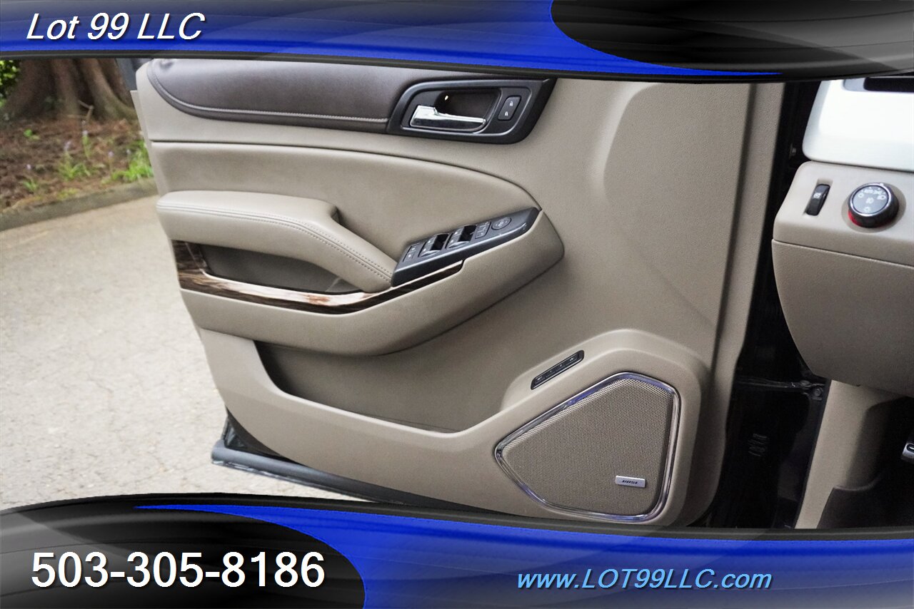 2015 GMC Yukon SLT 4X4 V8 5.3L Auto Heated Leather Seats GPS Moon  Roof GPS 3 Row Seating Black 22 Wheels NEW TIRES - Photo 27 - Milwaukie, OR 97267