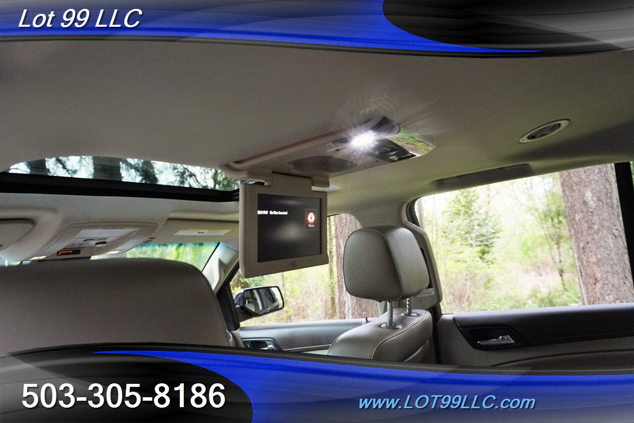 2015 GMC Yukon SLT 4X4 V8 5.3L Auto Heated Leather Seats GPS Moon  Roof GPS 3 Row Seating Black 22 Wheels NEW TIRES - Photo 15 - Milwaukie, OR 97267