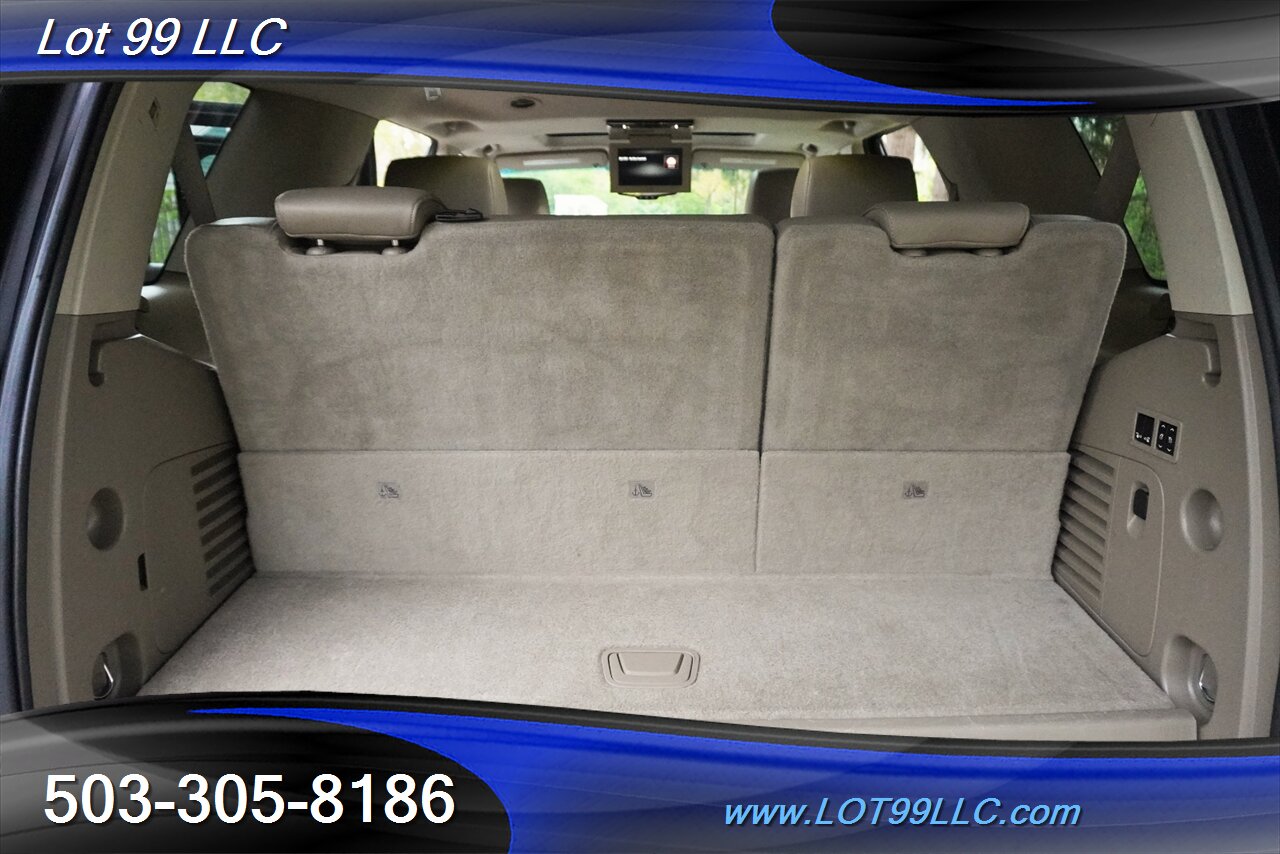 2015 GMC Yukon SLT 4X4 V8 5.3L Auto Heated Leather Seats GPS Moon  Roof GPS 3 Row Seating Black 22 Wheels NEW TIRES - Photo 17 - Milwaukie, OR 97267