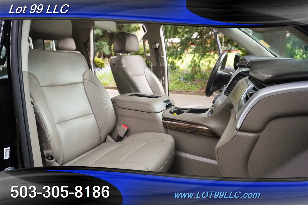 2015 GMC Yukon SLT 4X4 V8 5.3L Auto Heated Leather Seats GPS Moon  Roof GPS 3 Row Seating Black 22 Wheels NEW TIRES - Photo 20 - Milwaukie, OR 97267