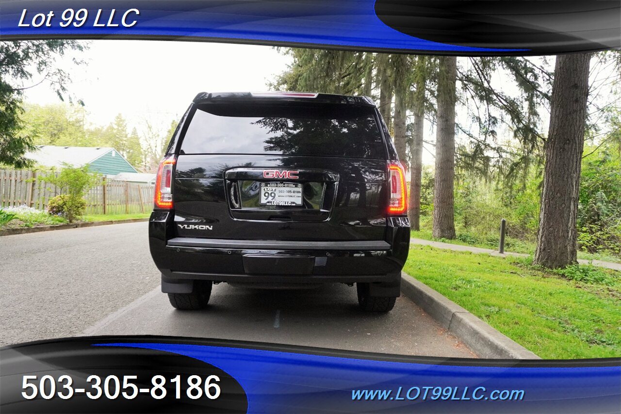 2015 GMC Yukon SLT 4X4 V8 5.3L Auto Heated Leather Seats GPS Moon  Roof GPS 3 Row Seating Black 22 Wheels NEW TIRES - Photo 10 - Milwaukie, OR 97267