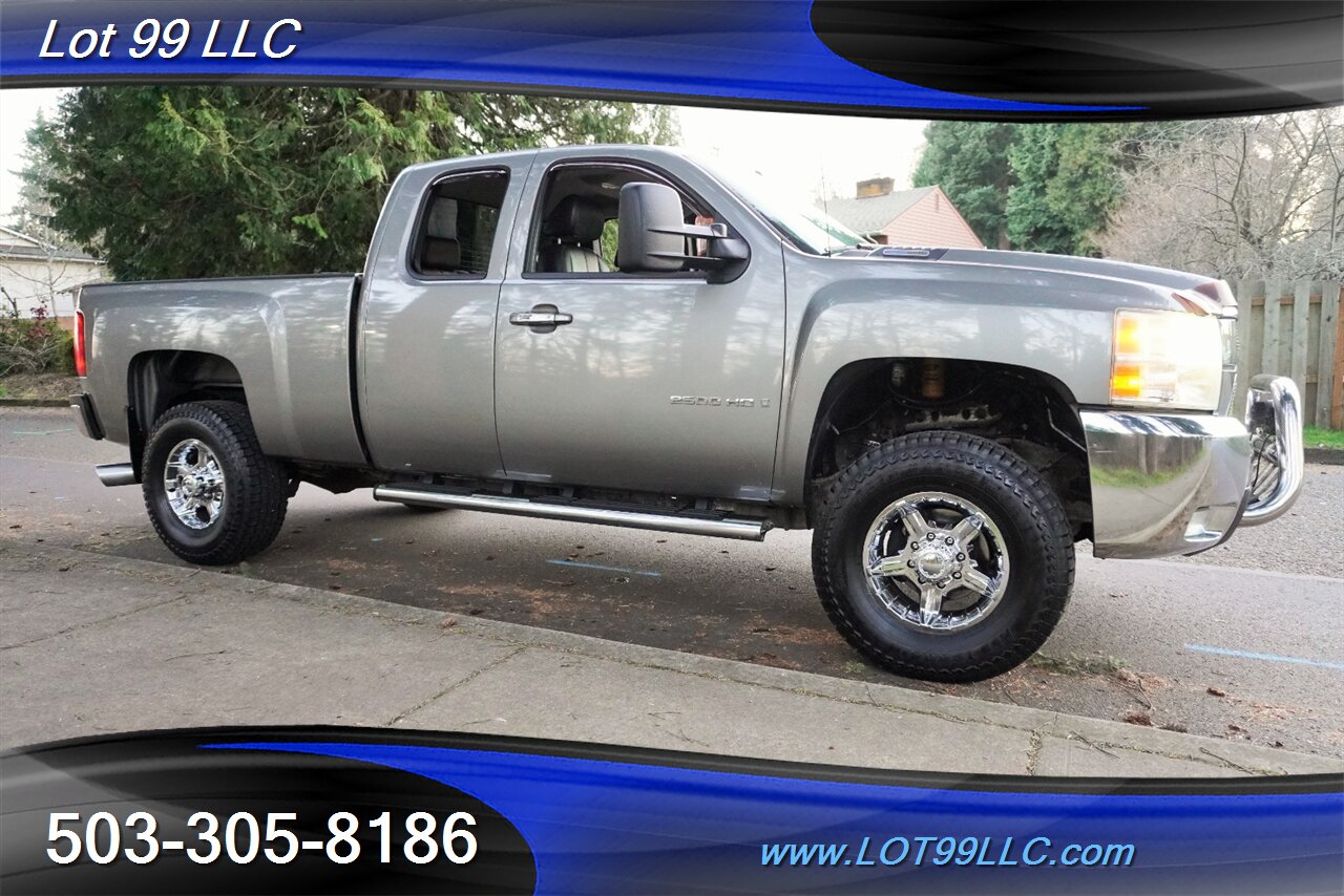 2008 Chevrolet Silverado 2500 LTZ 4x4 6.6L DURAMAX Heated Leather LIFTED chrome Wheels Newer Tires 2 OWNERS - Photo 7 - Milwaukie, OR 97267