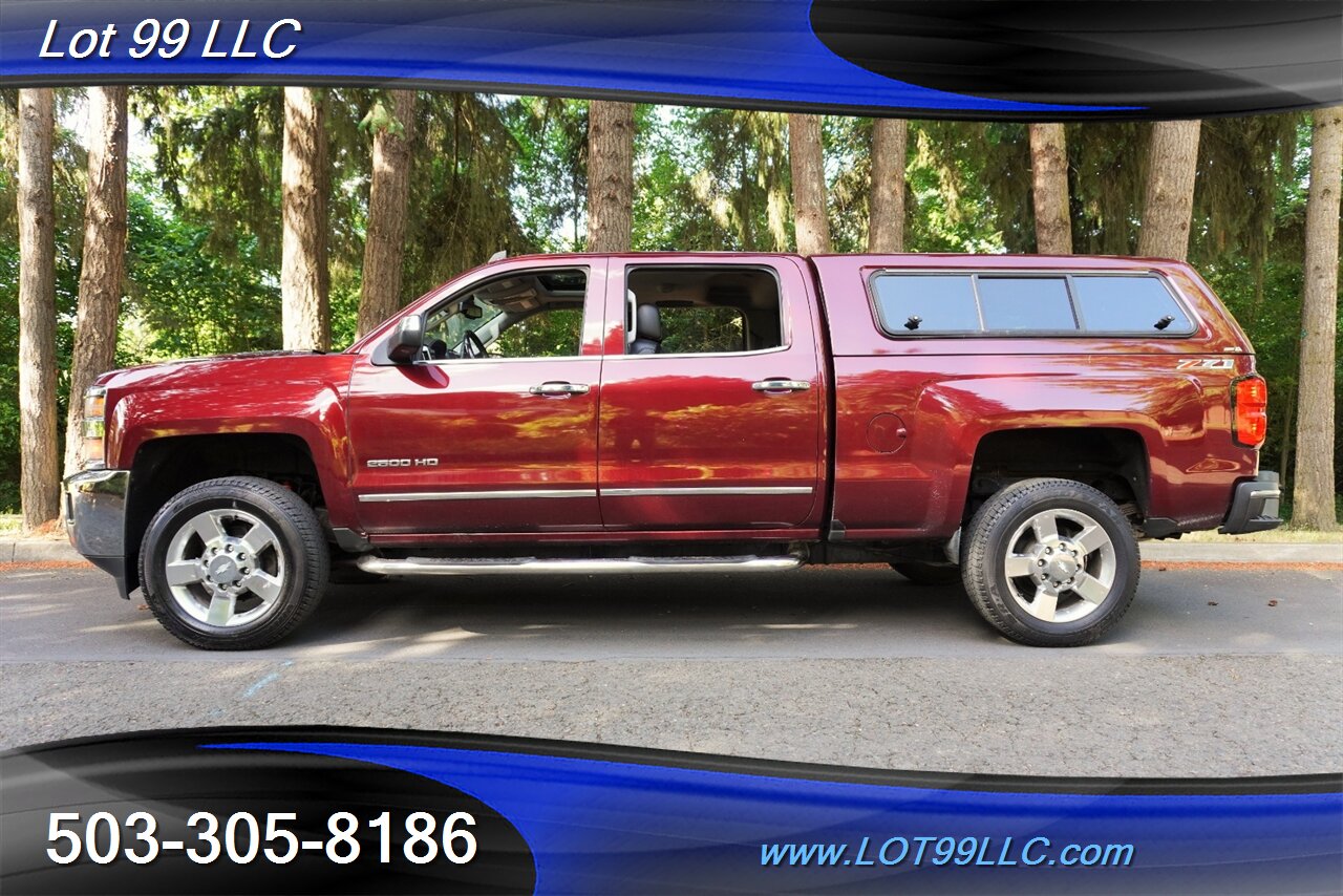 2016 Chevrolet Silverado 2500 LTZ 4X4 6.6L DURAMAX Heated AC Leather Seats GPS Moon Roof Matching Color Canopy Chrome Wheels NEW TIRES - Photo 1 - Milwaukie, OR 97267