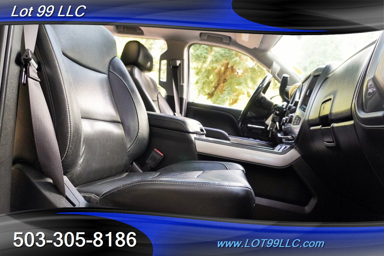 2016 Chevrolet Silverado 2500 LTZ 4X4 6.6L DURAMAX Heated AC Leather Seats GPS Moon Roof Matching Color Canopy Chrome Wheels NEW TIRES - Photo 17 - Milwaukie, OR 97267