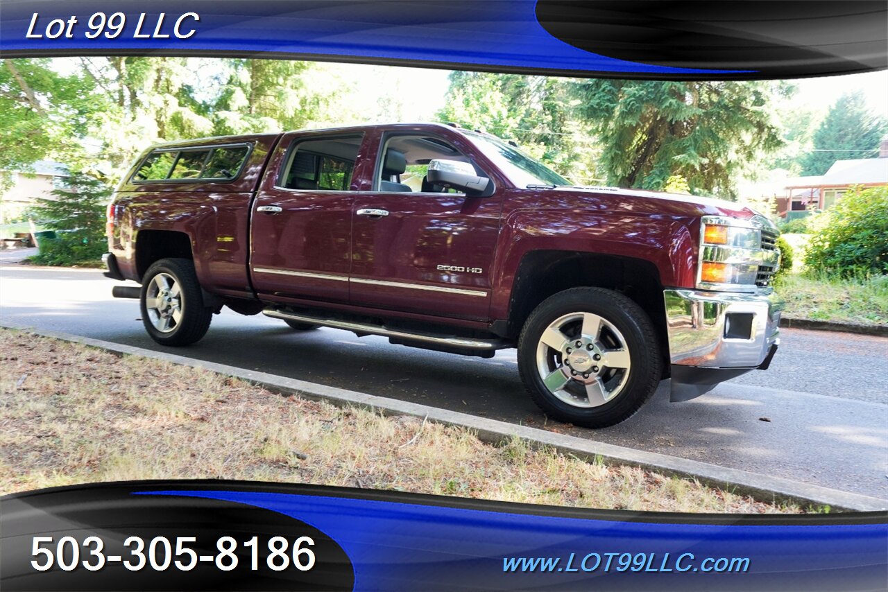 2016 Chevrolet Silverado 2500 LTZ 4X4 6.6L DURAMAX Heated AC Leather Seats GPS Moon Roof Matching Color Canopy Chrome Wheels NEW TIRES - Photo 7 - Milwaukie, OR 97267