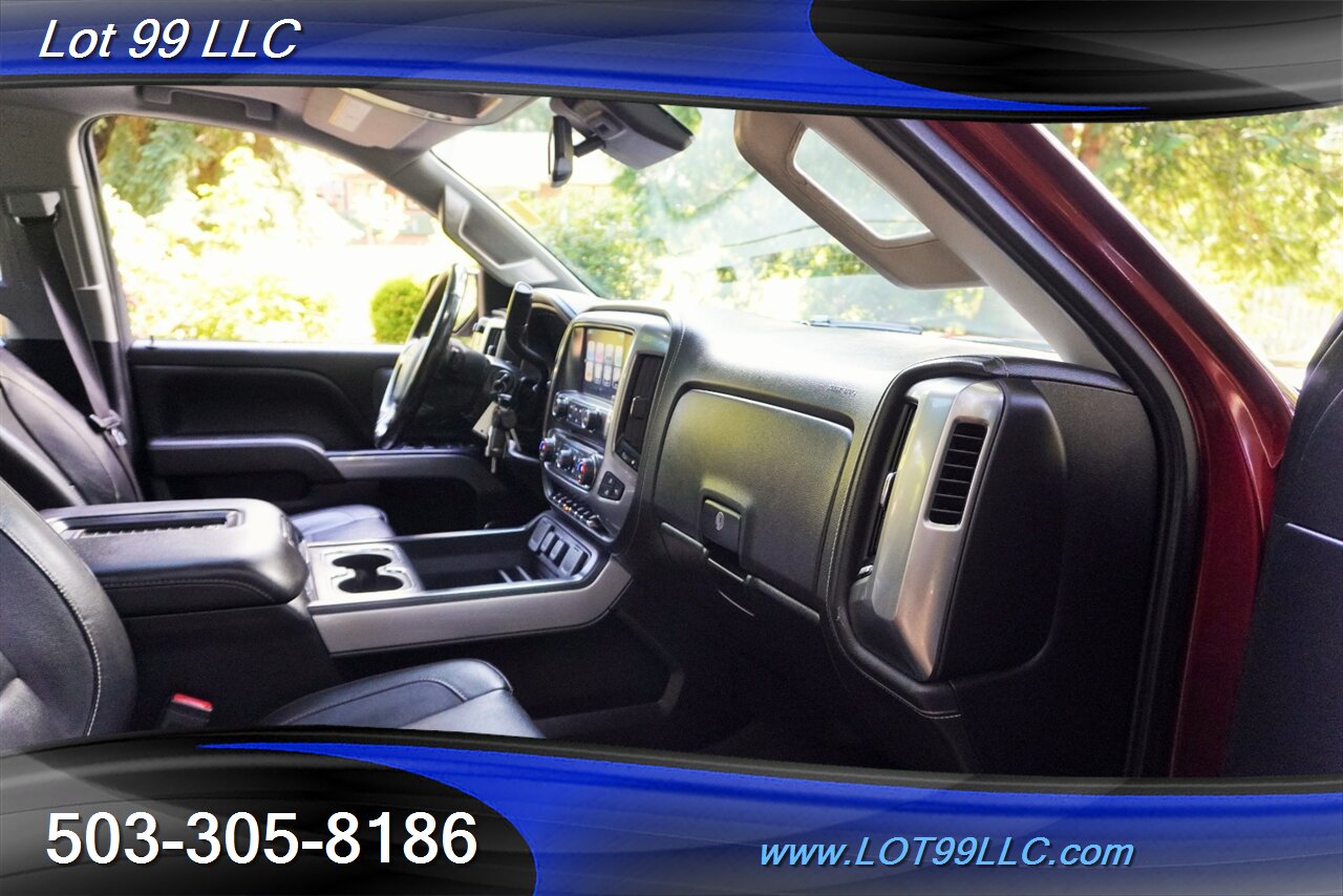 2016 Chevrolet Silverado 2500 LTZ 4X4 6.6L DURAMAX Heated AC Leather Seats GPS Moon Roof Matching Color Canopy Chrome Wheels NEW TIRES - Photo 16 - Milwaukie, OR 97267