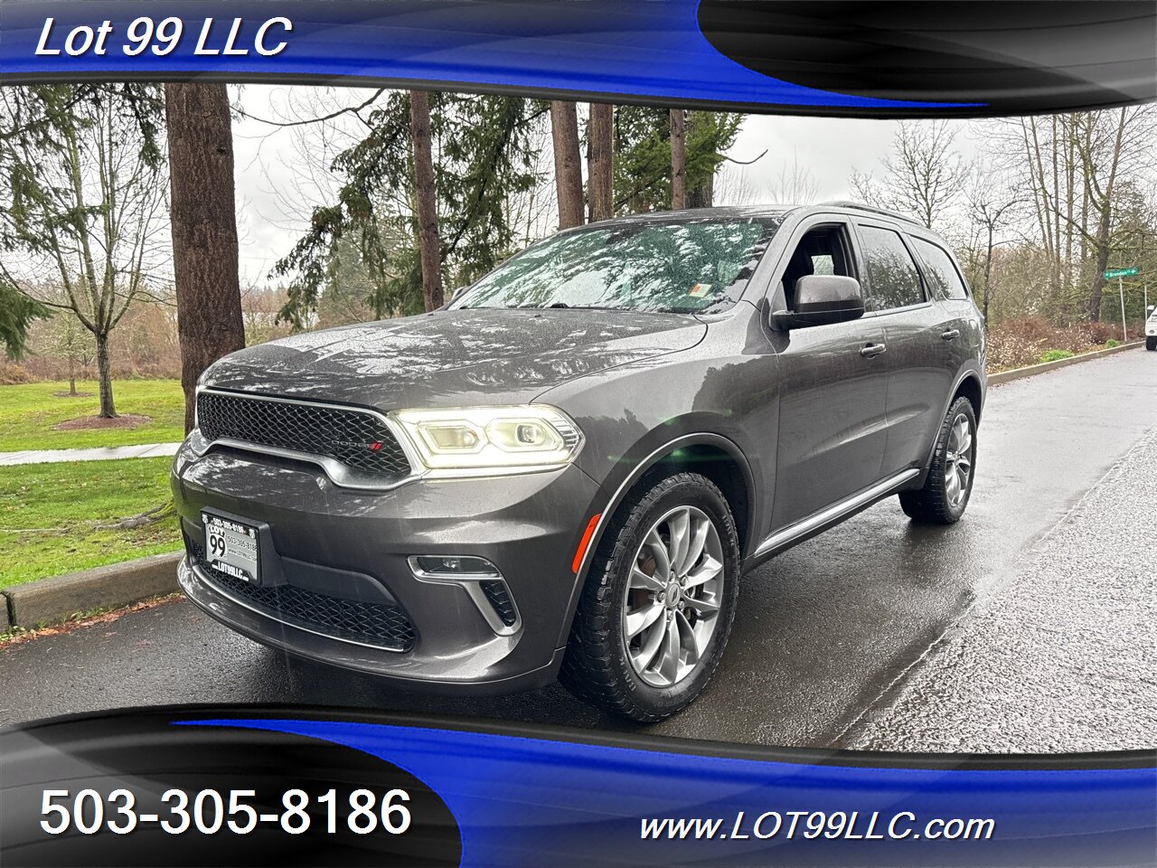 2021 Dodge Durango SXT Plus Platinum AWD 61k 3rd Row Htd Leather Roof   - Photo 3 - Milwaukie, OR 97267