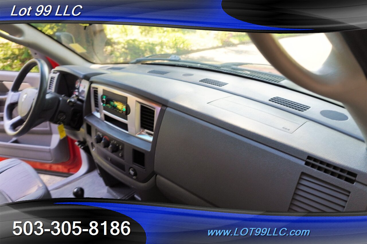 2007 Dodge Ram 2500 SLT 4X4 6.7L Cummins Diesel SHORT BED Premium  Premium Wheels NEW TIRES - Photo 17 - Milwaukie, OR 97267