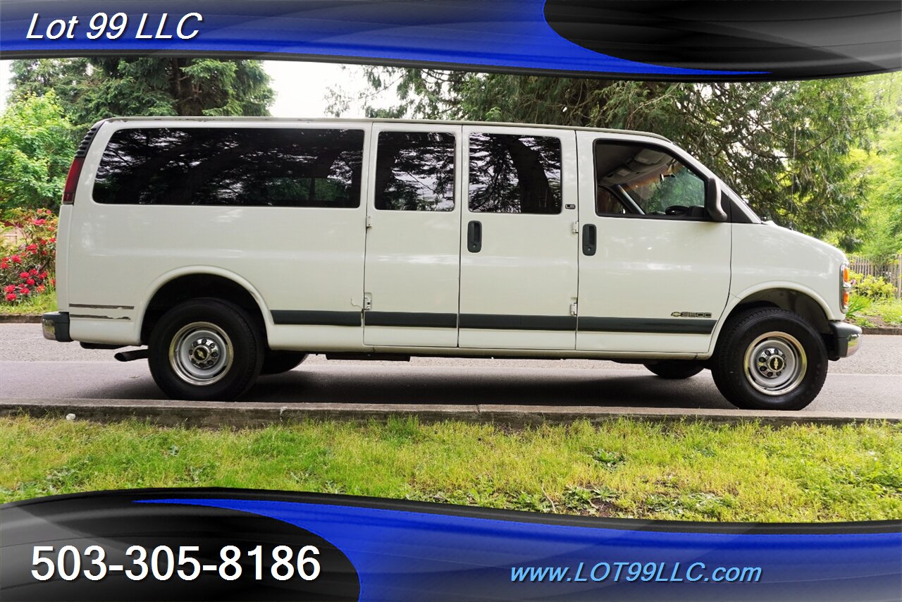 2002 Chevrolet Express G3500 Extended 15 Passenger Van V8 5.7L Auto  Rear AC - Photo 8 - Milwaukie, OR 97267