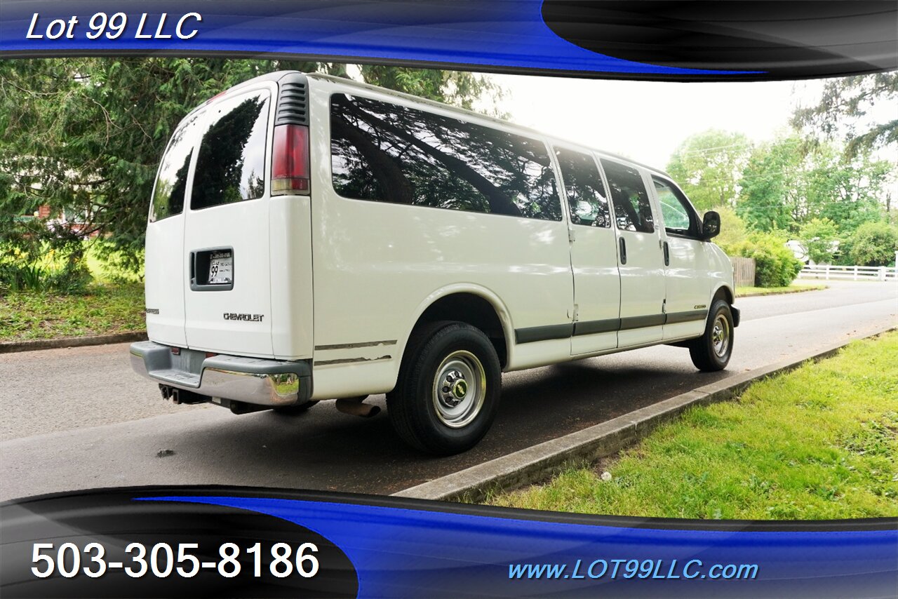2002 Chevrolet Express G3500 Extended 15 Passenger Van V8 5.7L Auto  Rear AC - Photo 9 - Milwaukie, OR 97267
