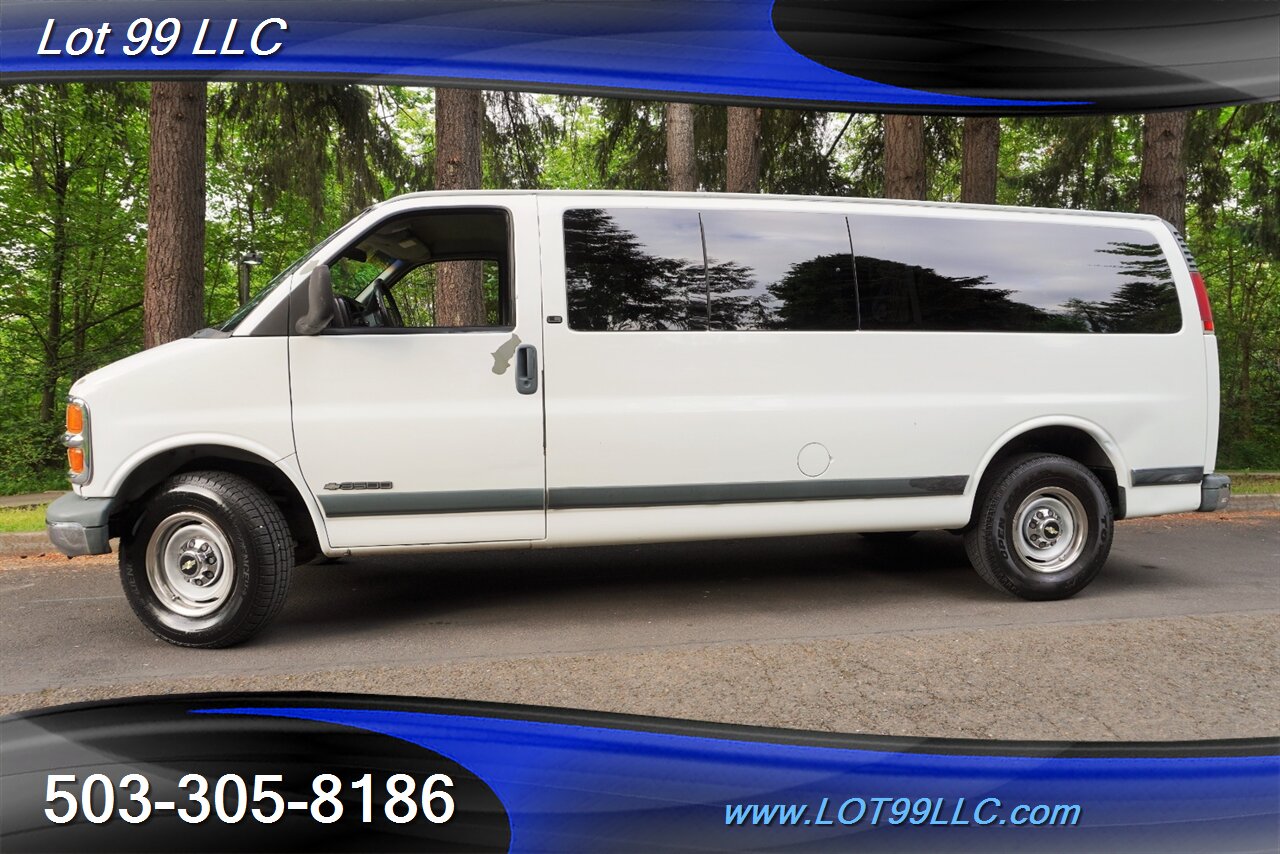 2002 Chevrolet Express G3500 Extended 15 Passenger Van V8 5.7L Auto  Rear AC - Photo 5 - Milwaukie, OR 97267