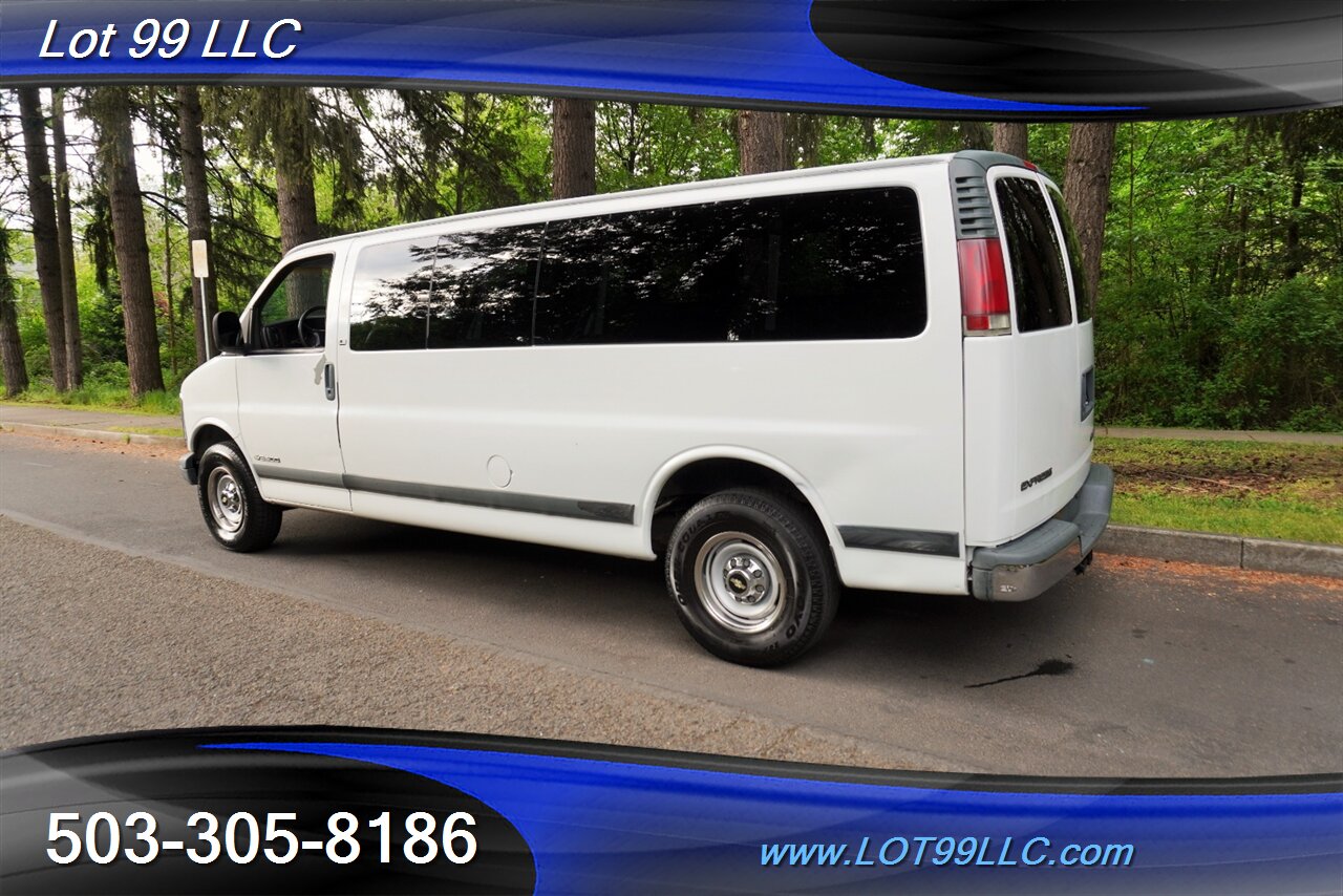 2002 Chevrolet Express G3500 Extended 15 Passenger Van V8 5.7L Auto  Rear AC - Photo 11 - Milwaukie, OR 97267