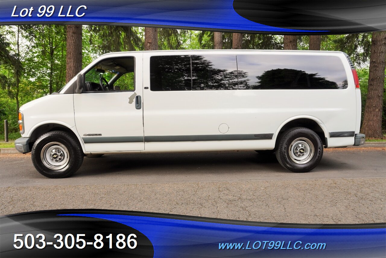 2002 Chevrolet Express G3500 Extended 15 Passenger Van V8 5.7L Auto  Rear AC - Photo 1 - Milwaukie, OR 97267