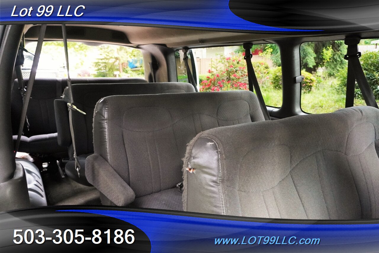 2002 Chevrolet Express G3500 Extended 15 Passenger Van V8 5.7L Auto  Rear AC - Photo 3 - Milwaukie, OR 97267