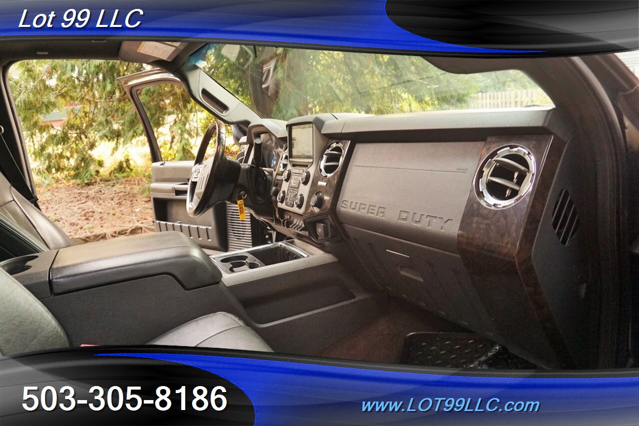 2013 Ford F-350 Platinum 4X4 6.7L POWER STORKE Leather LIFTED 20S   - Photo 17 - Milwaukie, OR 97267