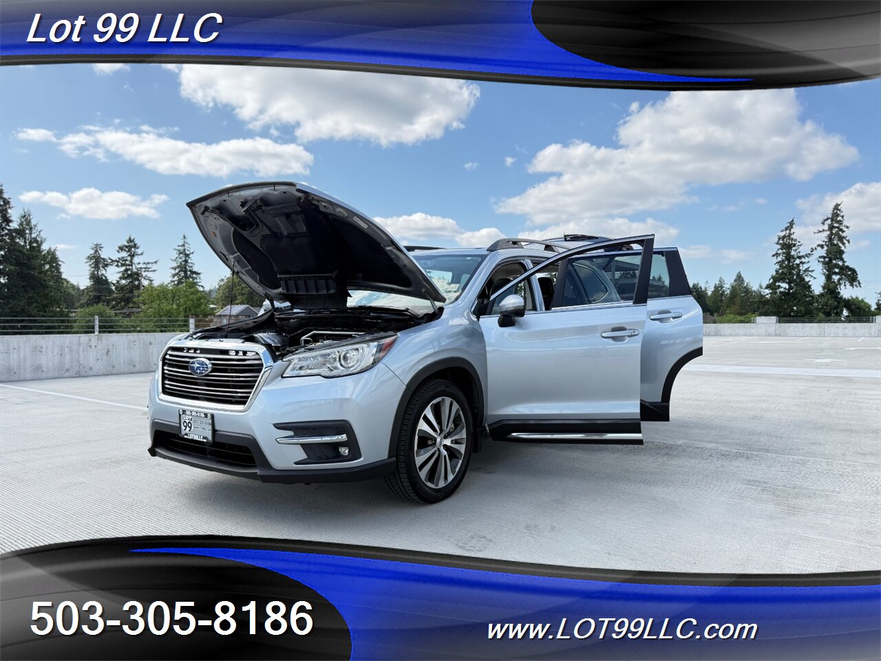 2019 Subaru Ascent Limited AWD 7-Passenger Quad Buckets Pano Navi Cam  Black Leather DEQ Slip - Photo 28 - Milwaukie, OR 97267