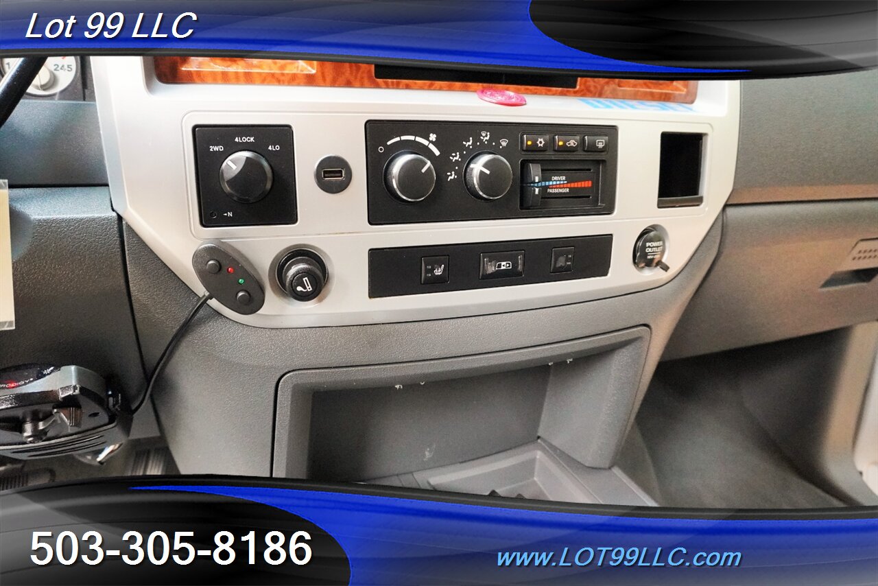 2007 Dodge Ram 2500 Laramie 4X4 5.9L Cummins Diesel Heated Leather DVD  LIFTED Chrome Wheels Newer Off Road Tires LED LIGHTS - Photo 23 - Milwaukie, OR 97267