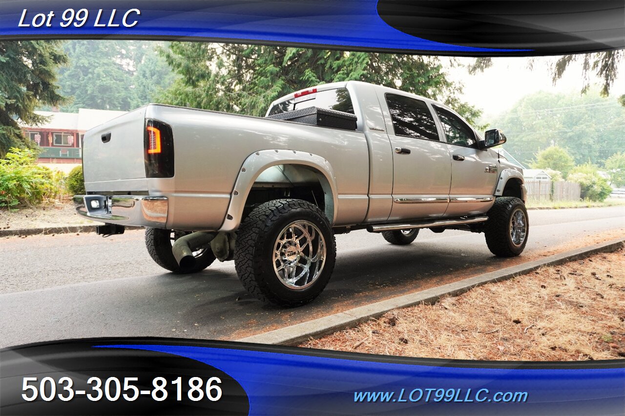 2007 Dodge Ram 2500 Laramie 4X4 5.9L Cummins Diesel Heated Leather DVD  LIFTED Chrome Wheels Newer Off Road Tires LED LIGHTS - Photo 9 - Milwaukie, OR 97267