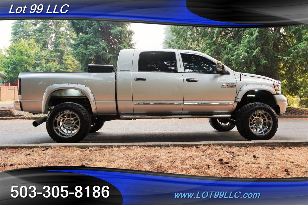 2007 Dodge Ram 2500 Laramie 4X4 5.9L Cummins Diesel Heated Leather DVD  LIFTED Chrome Wheels Newer Off Road Tires LED LIGHTS - Photo 8 - Milwaukie, OR 97267