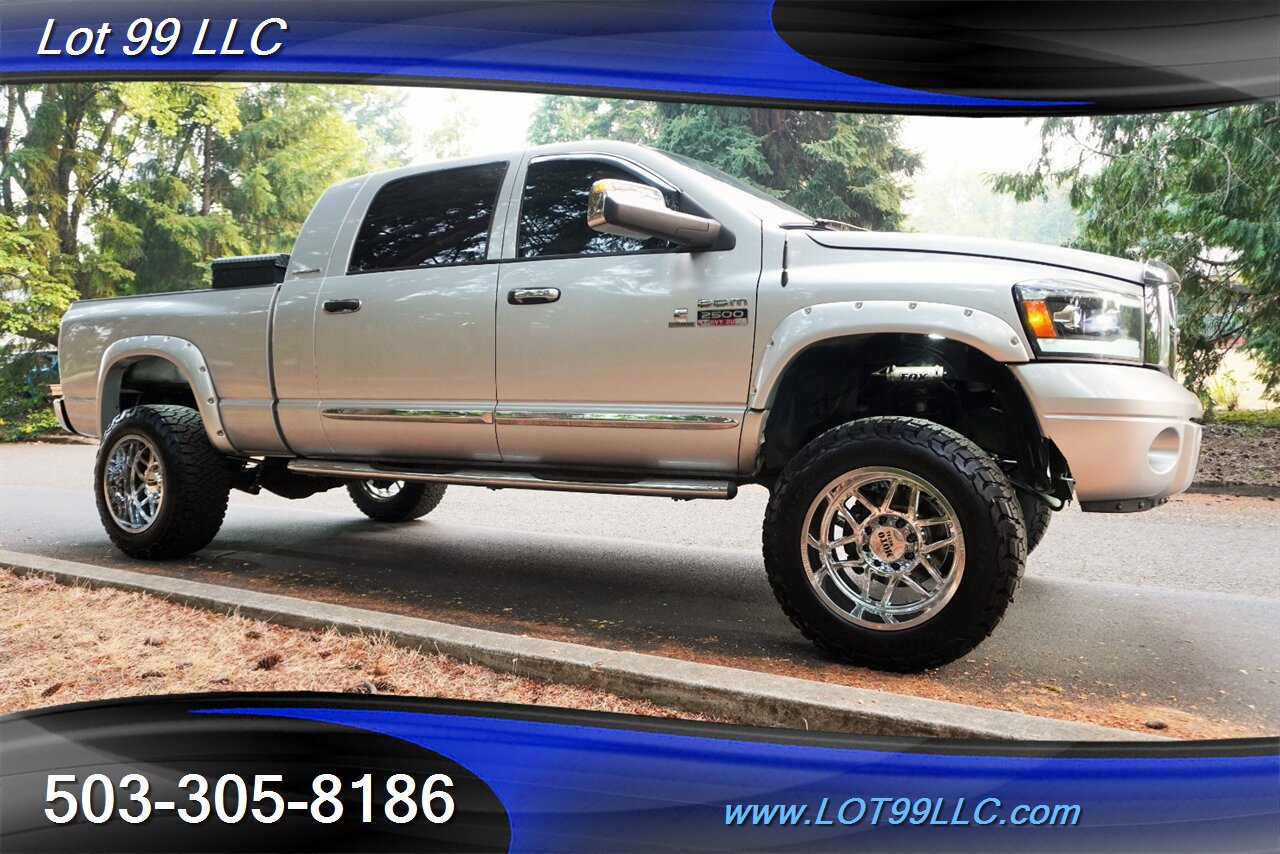 2007 Dodge Ram 2500 Laramie 4X4 5.9L Cummins Diesel Heated Leather DVD  LIFTED Chrome Wheels Newer Off Road Tires LED LIGHTS - Photo 7 - Milwaukie, OR 97267