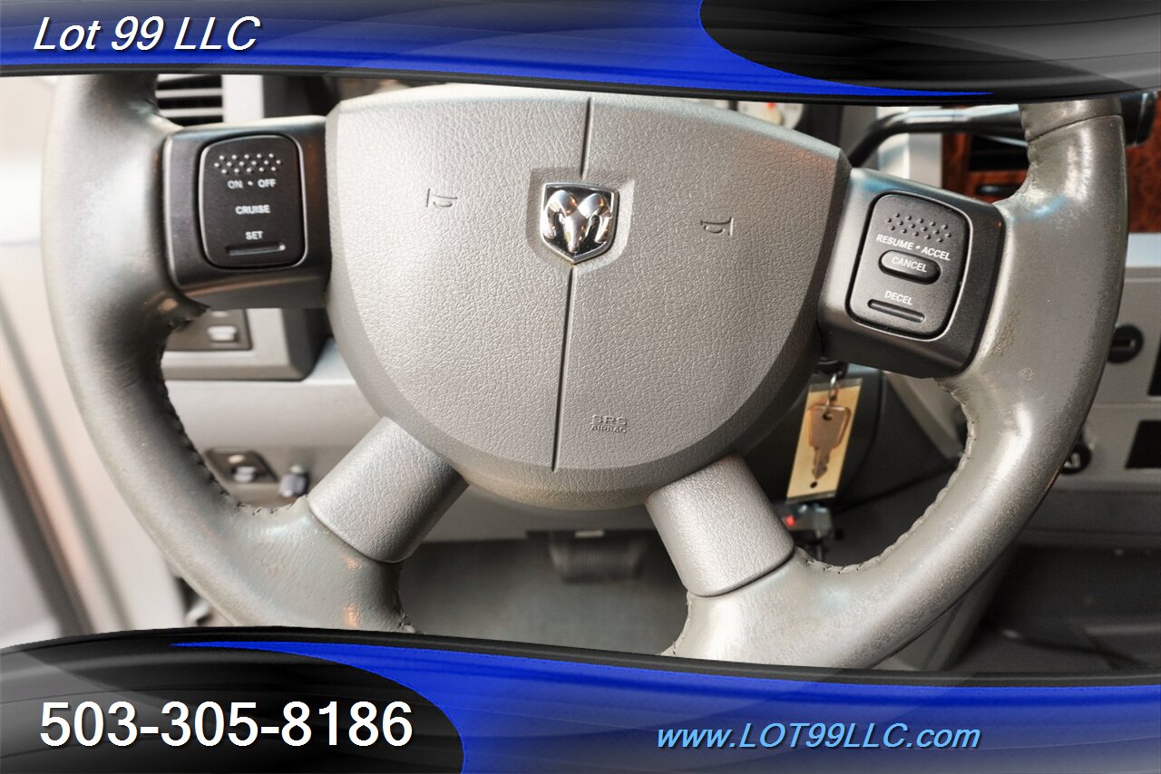 2007 Dodge Ram 2500 Laramie 4X4 5.9L Cummins Diesel Heated Leather DVD  LIFTED Chrome Wheels Newer Off Road Tires LED LIGHTS - Photo 25 - Milwaukie, OR 97267