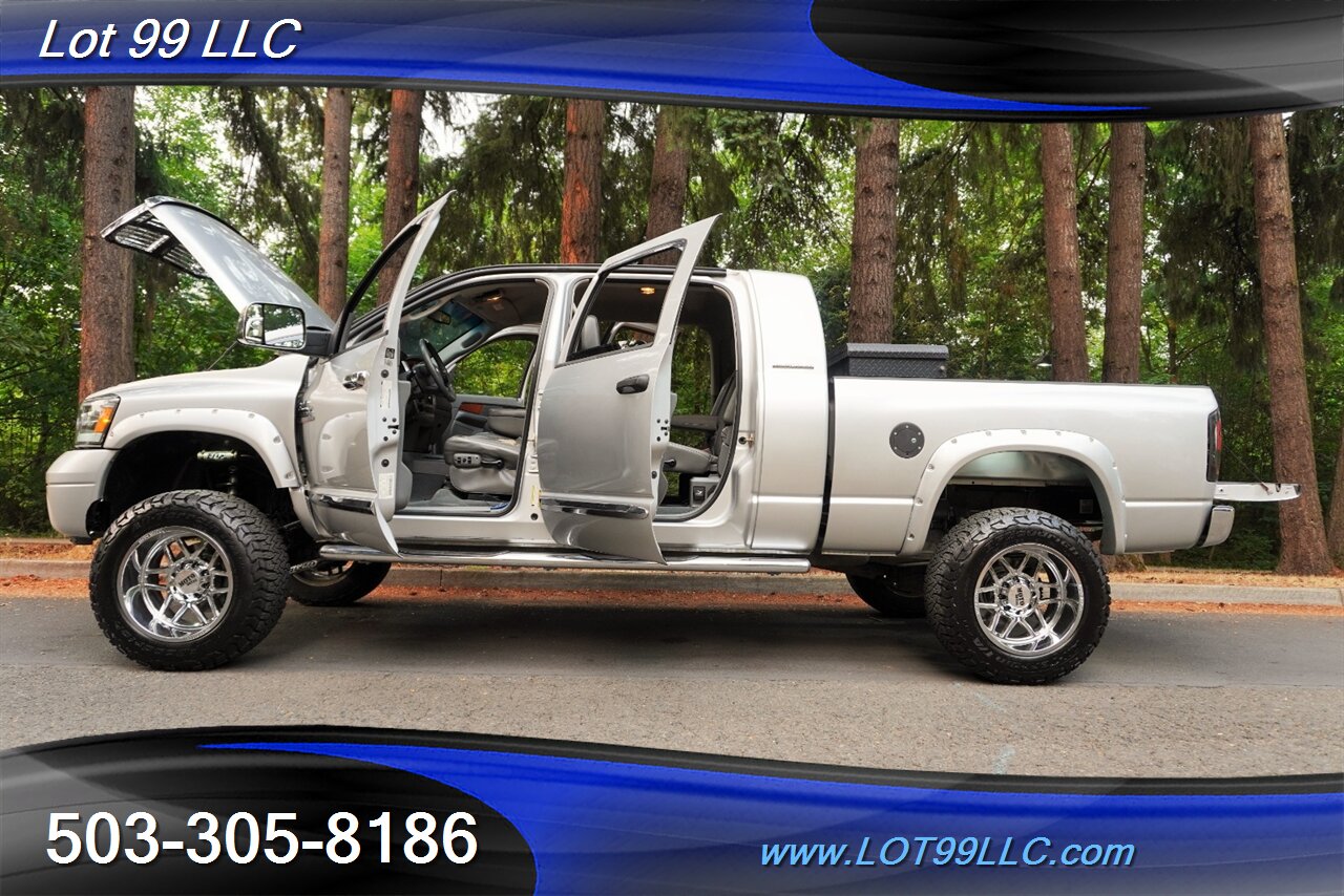 2007 Dodge Ram 2500 Laramie 4X4 5.9L Cummins Diesel Heated Leather DVD  LIFTED Chrome Wheels Newer Off Road Tires LED LIGHTS - Photo 28 - Milwaukie, OR 97267