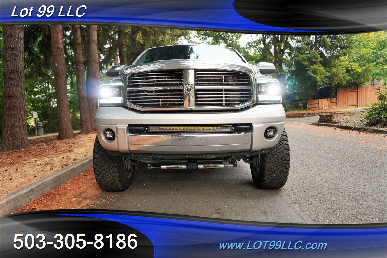 2007 Dodge Ram 2500 Laramie 4X4 5.9L Cummins Diesel Heated Leather DVD  LIFTED Chrome Wheels Newer Off Road Tires LED LIGHTS - Photo 6 - Milwaukie, OR 97267