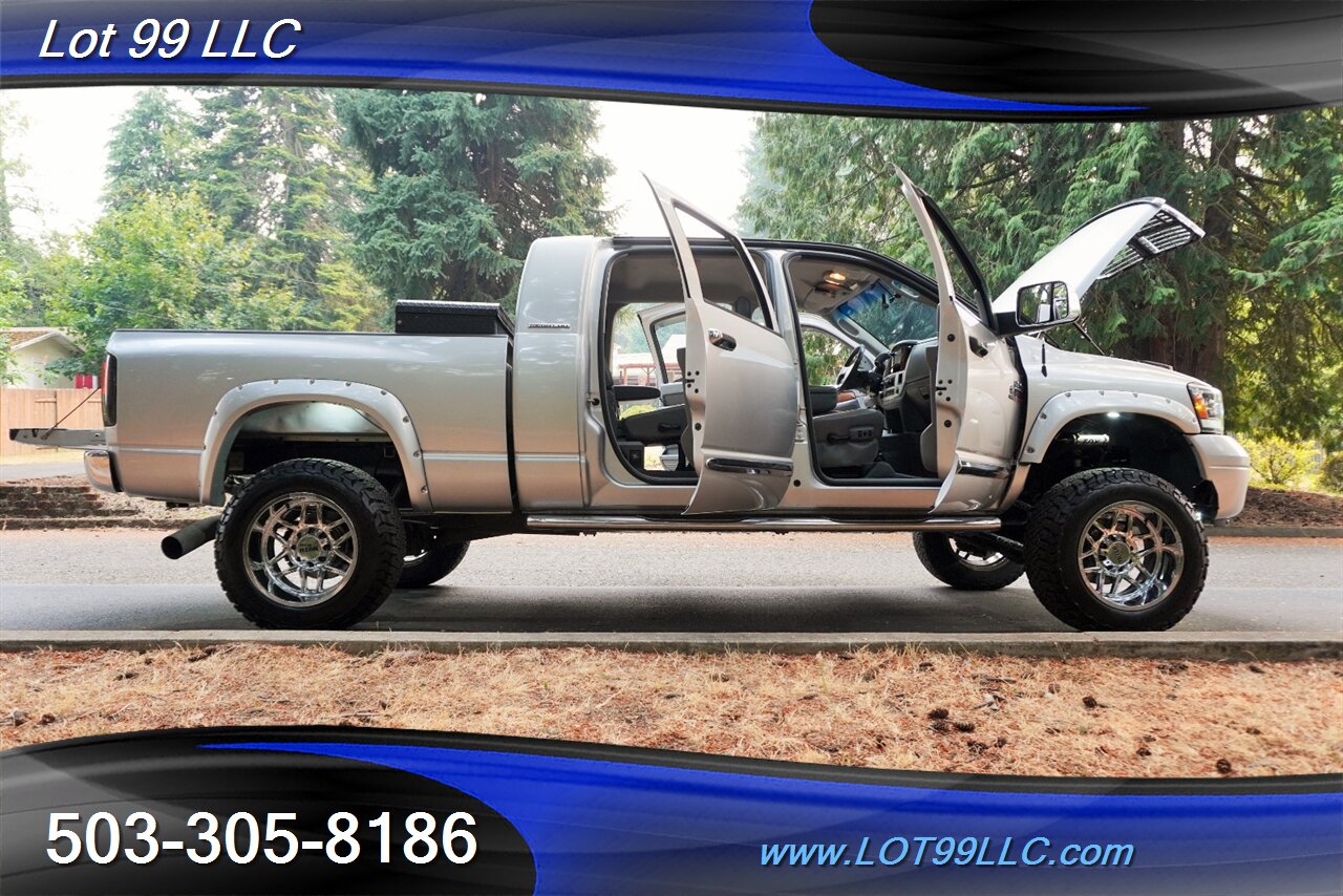 2007 Dodge Ram 2500 Laramie 4X4 5.9L Cummins Diesel Heated Leather DVD  LIFTED Chrome Wheels Newer Off Road Tires LED LIGHTS - Photo 30 - Milwaukie, OR 97267