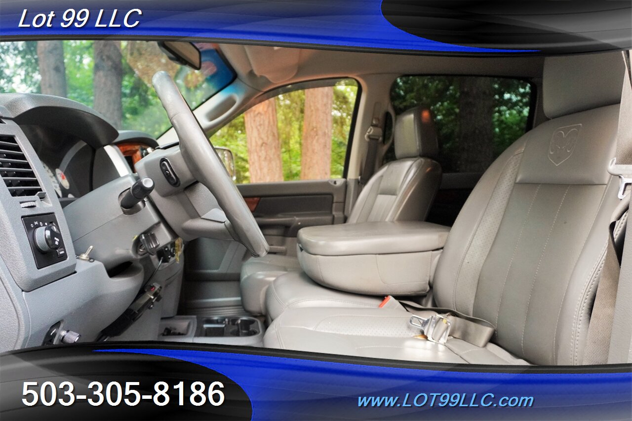 2007 Dodge Ram 2500 Laramie 4X4 5.9L Cummins Diesel Heated Leather DVD  LIFTED Chrome Wheels Newer Off Road Tires LED LIGHTS - Photo 2 - Milwaukie, OR 97267