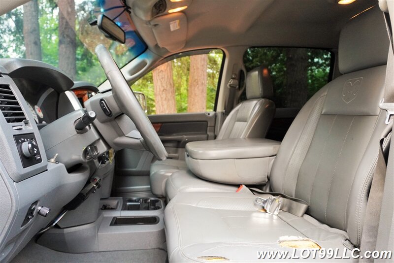 2007 Dodge Ram 2500 Laramie 4X4 MEGA CAB 5.9L Cummins Leather DVD  LIFTED Chrome Wheels Newer Off Road Tires LED LIGHTS