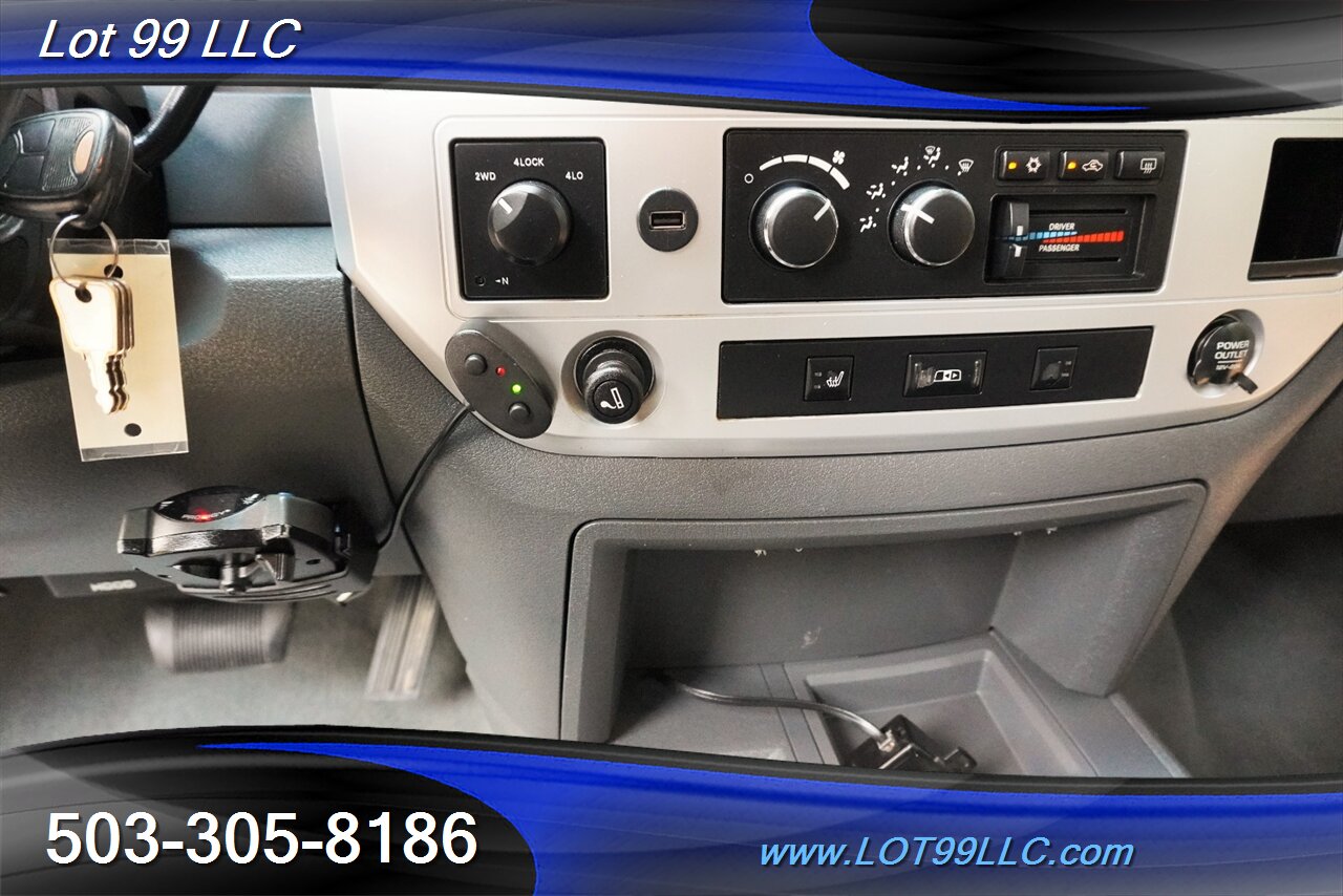 2007 Dodge Ram 2500 Laramie 4X4 5.9L Cummins Diesel Heated Leather DVD  LIFTED Chrome Wheels Newer Off Road Tires LED LIGHTS - Photo 24 - Milwaukie, OR 97267