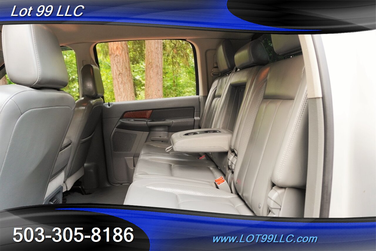 2007 Dodge Ram 2500 Laramie 4X4 5.9L Cummins Diesel Heated Leather DVD  LIFTED Chrome Wheels Newer Off Road Tires LED LIGHTS - Photo 13 - Milwaukie, OR 97267