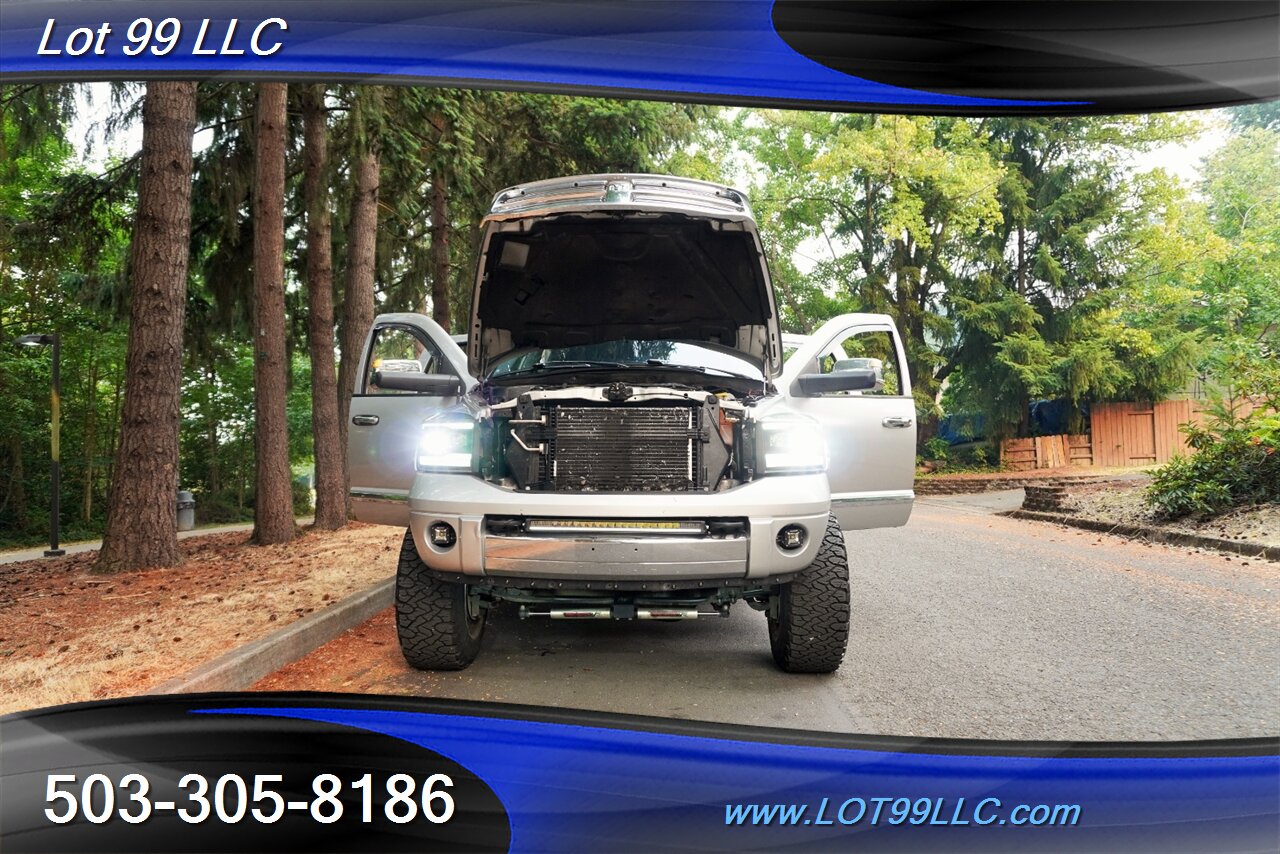 2007 Dodge Ram 2500 Laramie 4X4 5.9L Cummins Diesel Heated Leather DVD  LIFTED Chrome Wheels Newer Off Road Tires LED LIGHTS - Photo 29 - Milwaukie, OR 97267