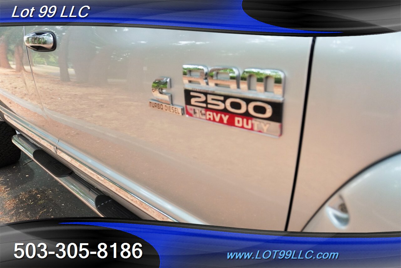 2007 Dodge Ram 2500 Laramie 4X4 5.9L Cummins Diesel Heated Leather DVD  LIFTED Chrome Wheels Newer Off Road Tires LED LIGHTS - Photo 40 - Milwaukie, OR 97267