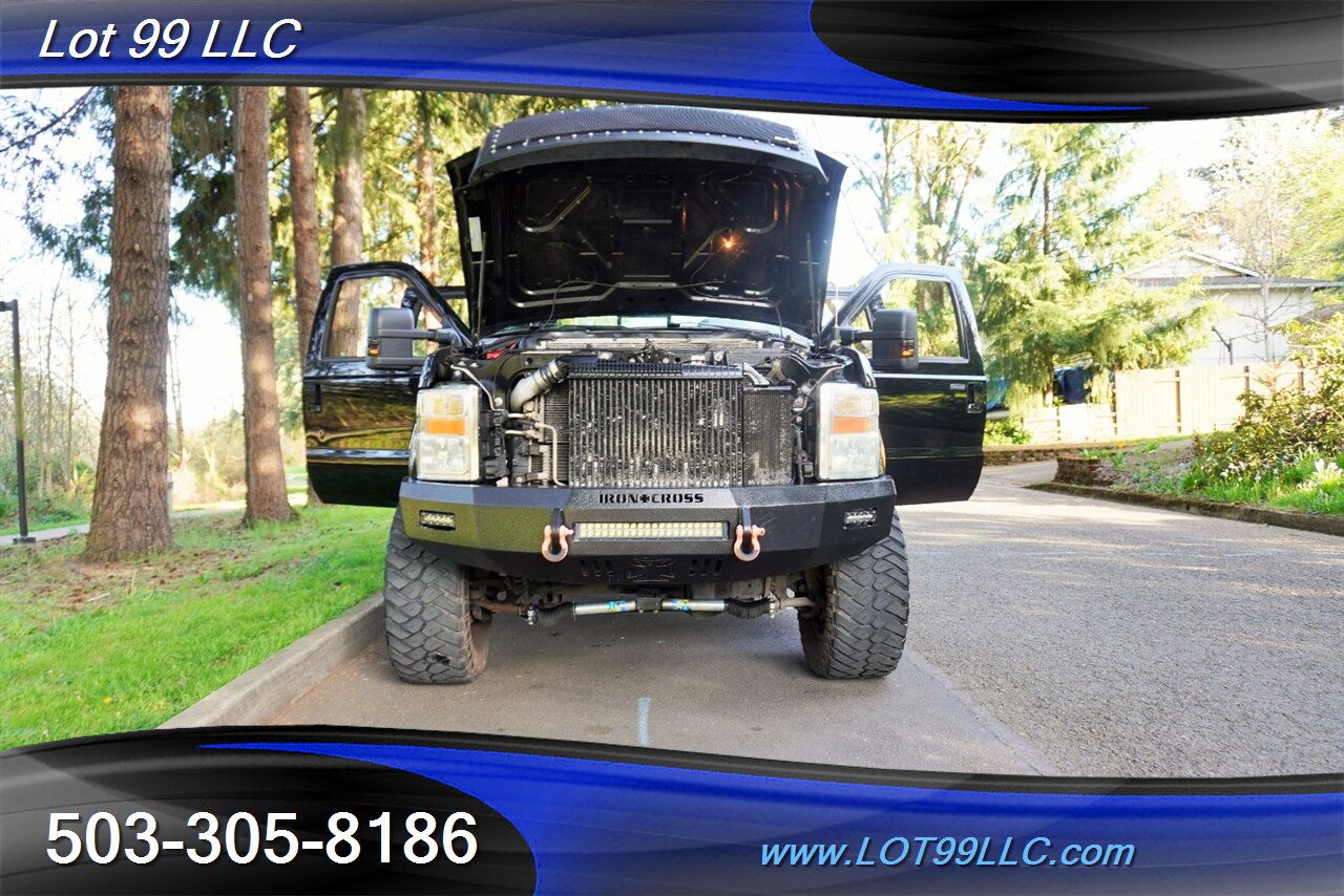 2010 Ford F-250 Lariat 4x4 POWER STROKE Heated Leather Moon Roof  Short Bed LIFTED Black 20 Wheels Newer Tires - Photo 27 - Milwaukie, OR 97267