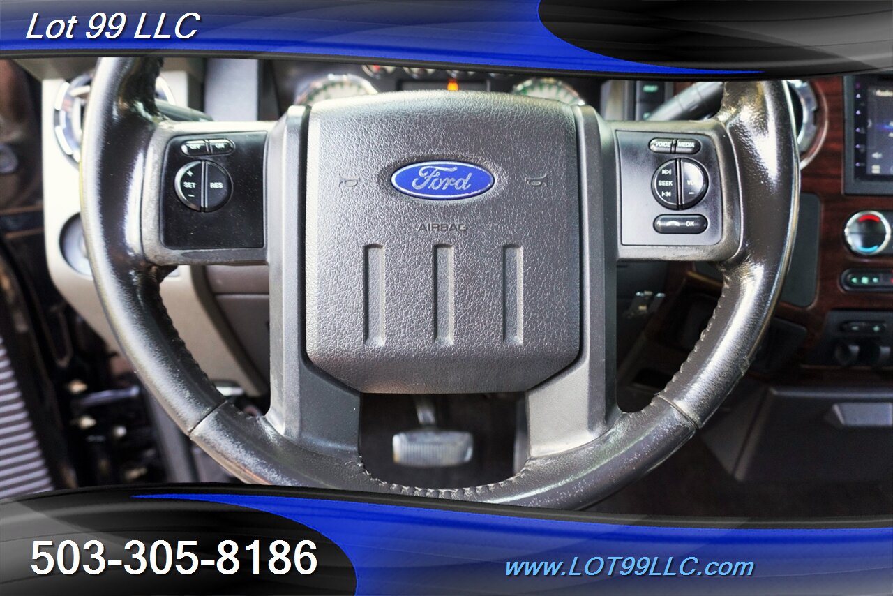 2010 Ford F-250 Lariat 4x4 POWER STROKE Heated Leather Moon Roof  Short Bed LIFTED Black 20 Wheels Newer Tires - Photo 22 - Milwaukie, OR 97267