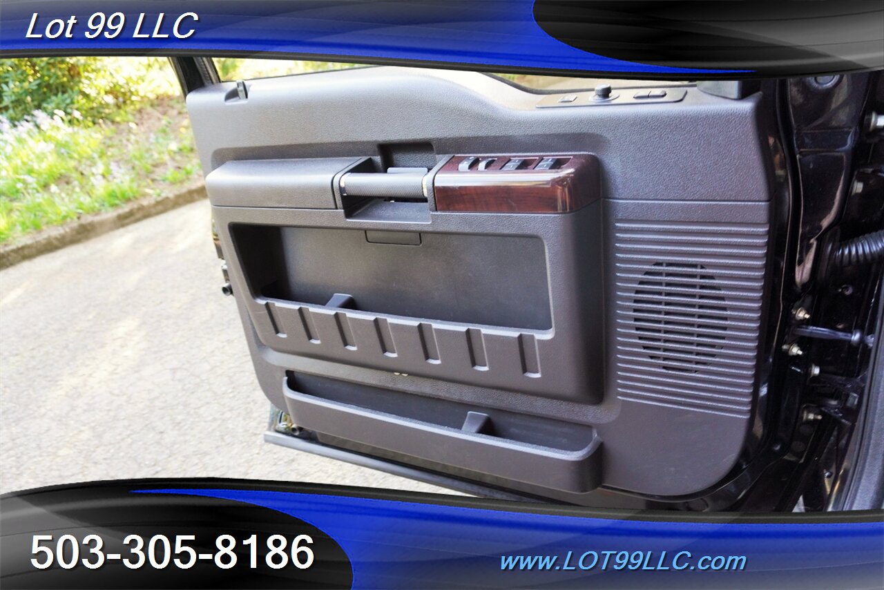 2010 Ford F-250 Lariat 4x4 POWER STROKE Heated Leather Moon Roof  Short Bed LIFTED Black 20 Wheels Newer Tires - Photo 25 - Milwaukie, OR 97267