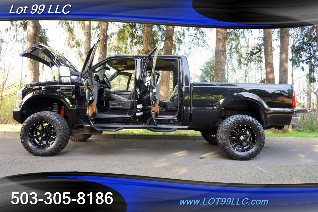 2010 Ford F-250 Lariat 4x4 POWER STROKE Heated Leather Moon Roof  Short Bed LIFTED Black 20 Wheels Newer Tires - Photo 26 - Milwaukie, OR 97267