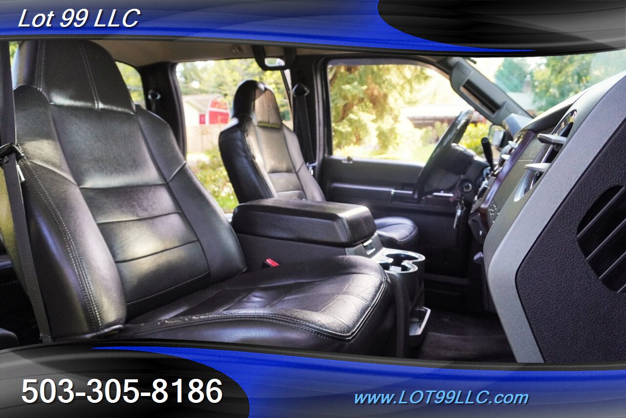 2010 Ford F-250 Lariat 4x4 POWER STROKE Heated Leather Moon Roof  Short Bed LIFTED Black 20 Wheels Newer Tires - Photo 18 - Milwaukie, OR 97267