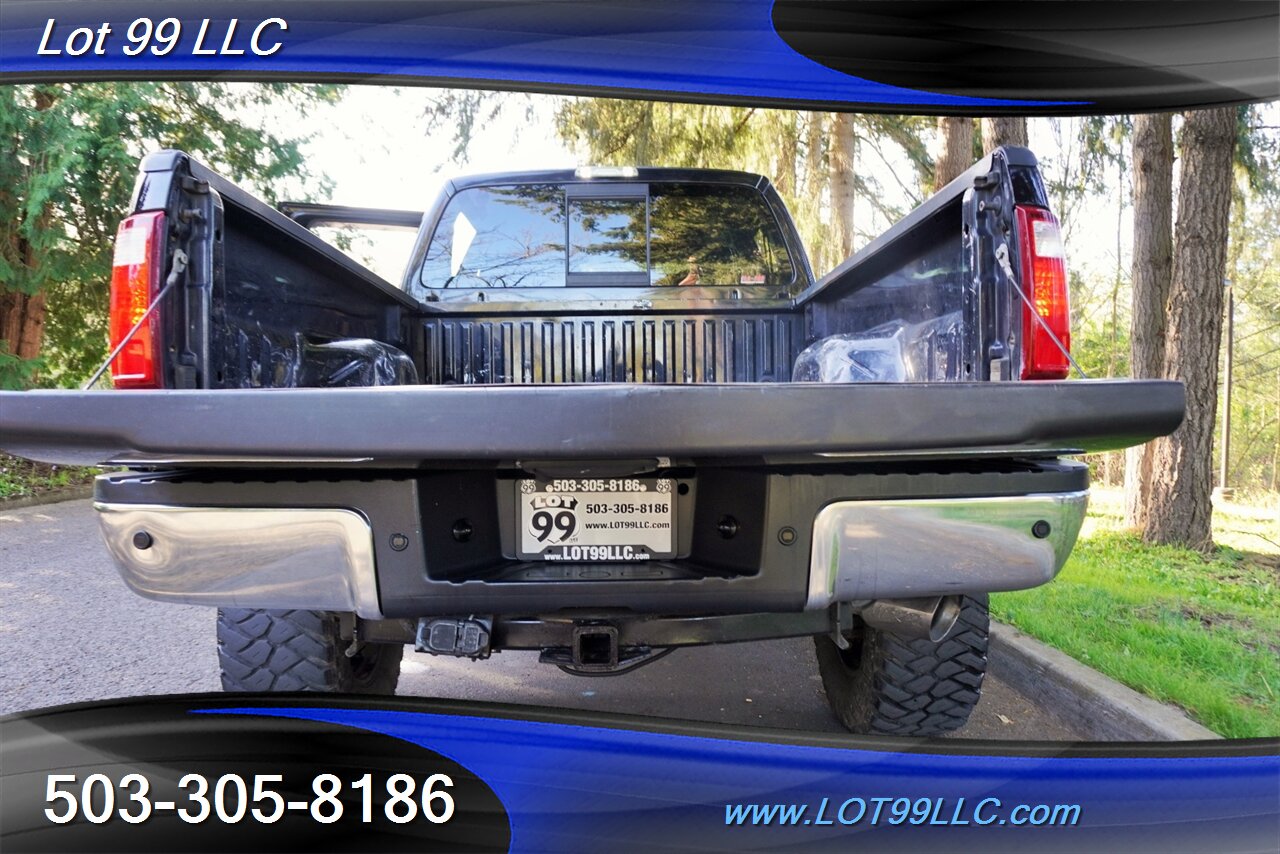 2010 Ford F-250 Lariat 4x4 POWER STROKE Heated Leather Moon Roof  Short Bed LIFTED Black 20 Wheels Newer Tires - Photo 15 - Milwaukie, OR 97267