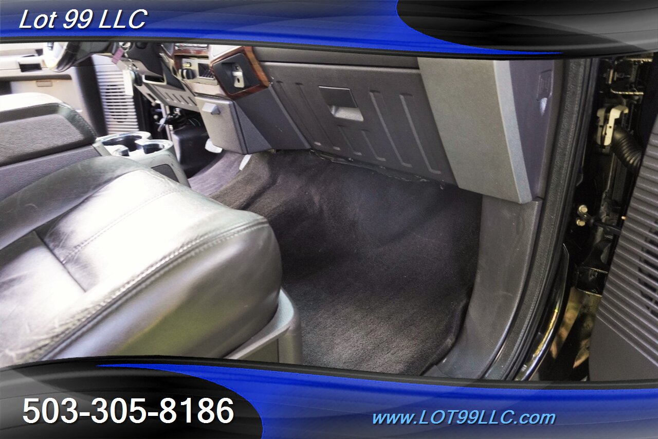 2010 Ford F-250 Lariat 4x4 POWER STROKE Heated Leather Moon Roof  Short Bed LIFTED Black 20 Wheels Newer Tires - Photo 32 - Milwaukie, OR 97267