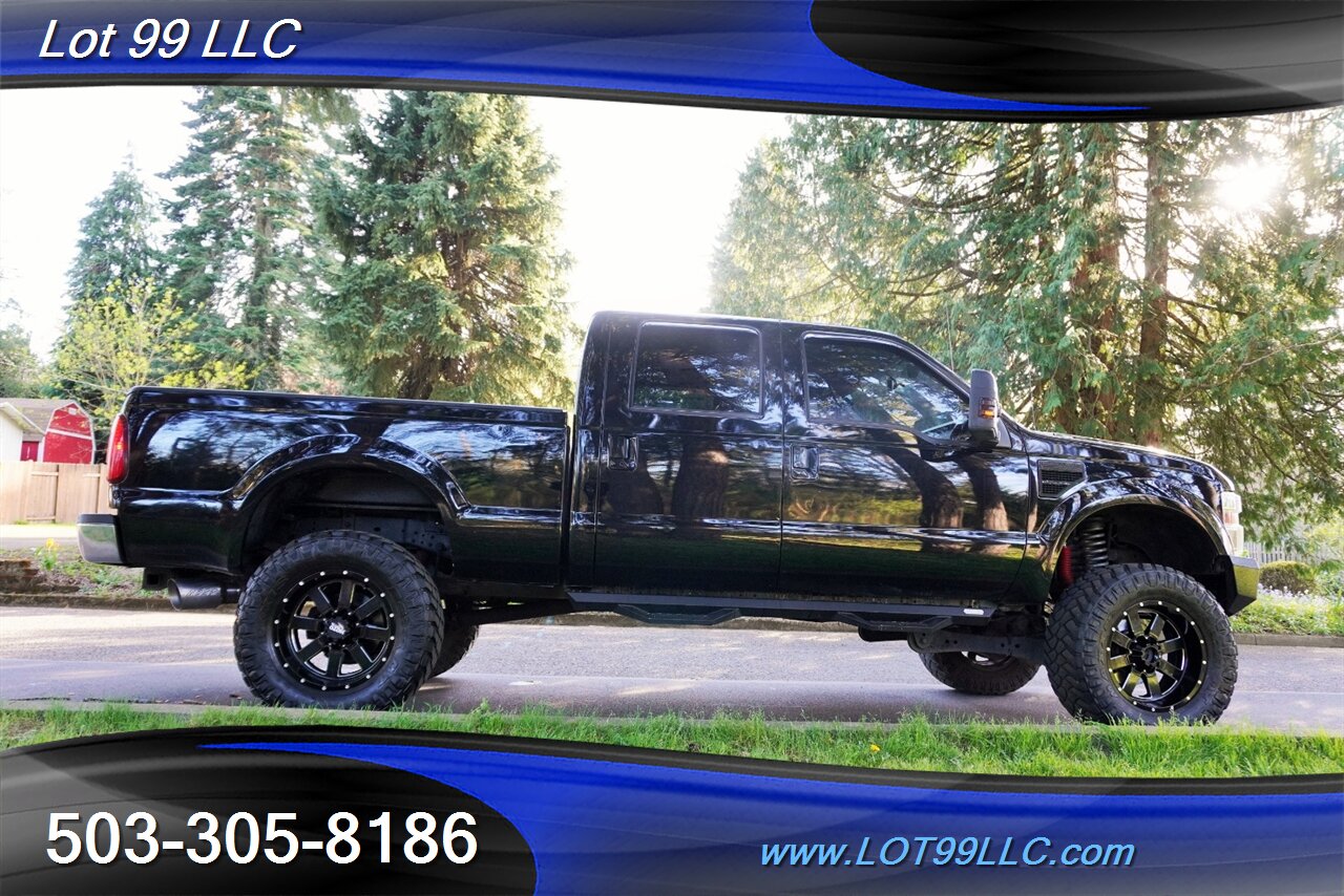 2010 Ford F-250 Lariat 4x4 POWER STROKE Heated Leather Moon Roof  Short Bed LIFTED Black 20 Wheels Newer Tires - Photo 8 - Milwaukie, OR 97267
