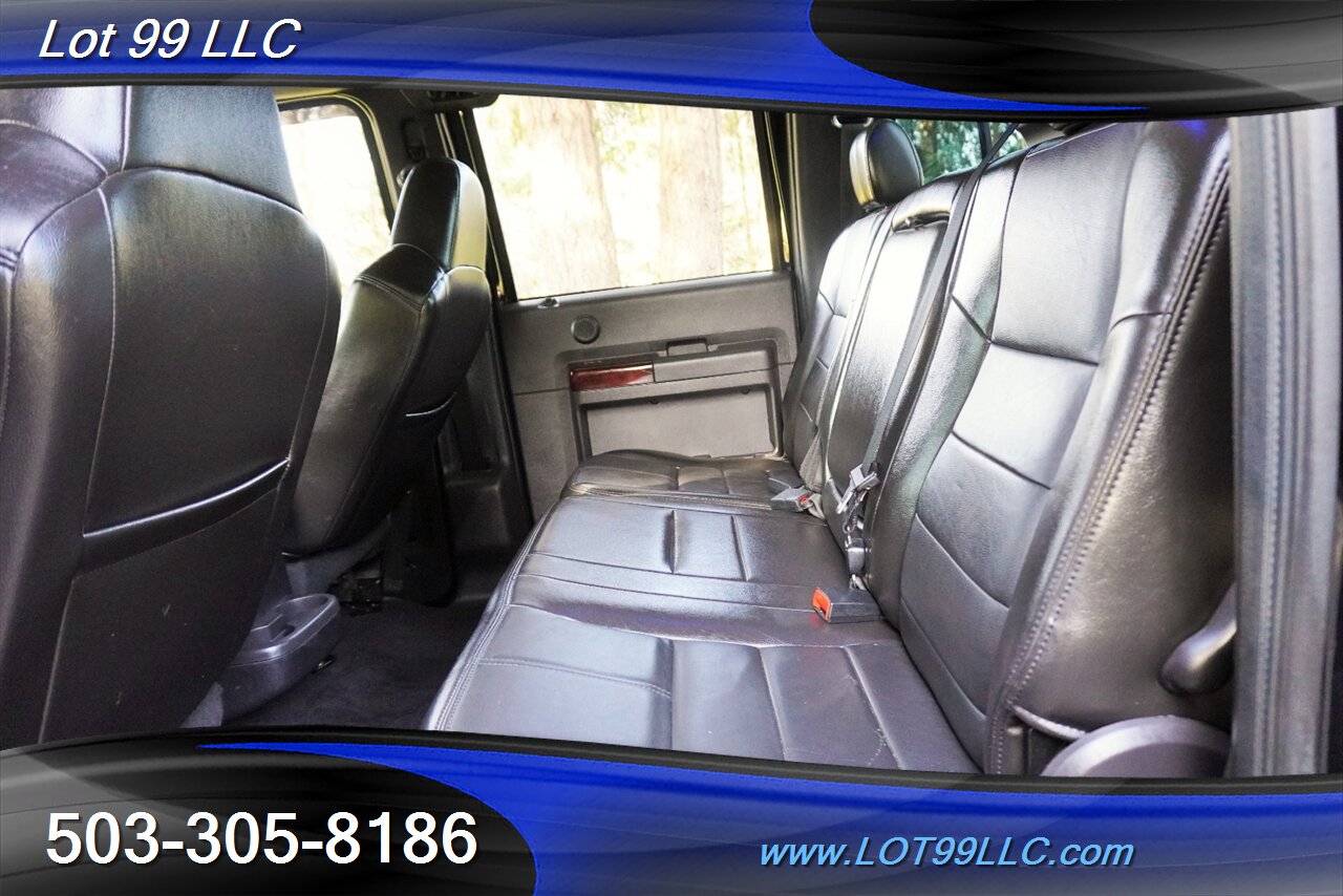 2010 Ford F-250 Lariat 4x4 POWER STROKE Heated Leather Moon Roof  Short Bed LIFTED Black 20 Wheels Newer Tires - Photo 14 - Milwaukie, OR 97267