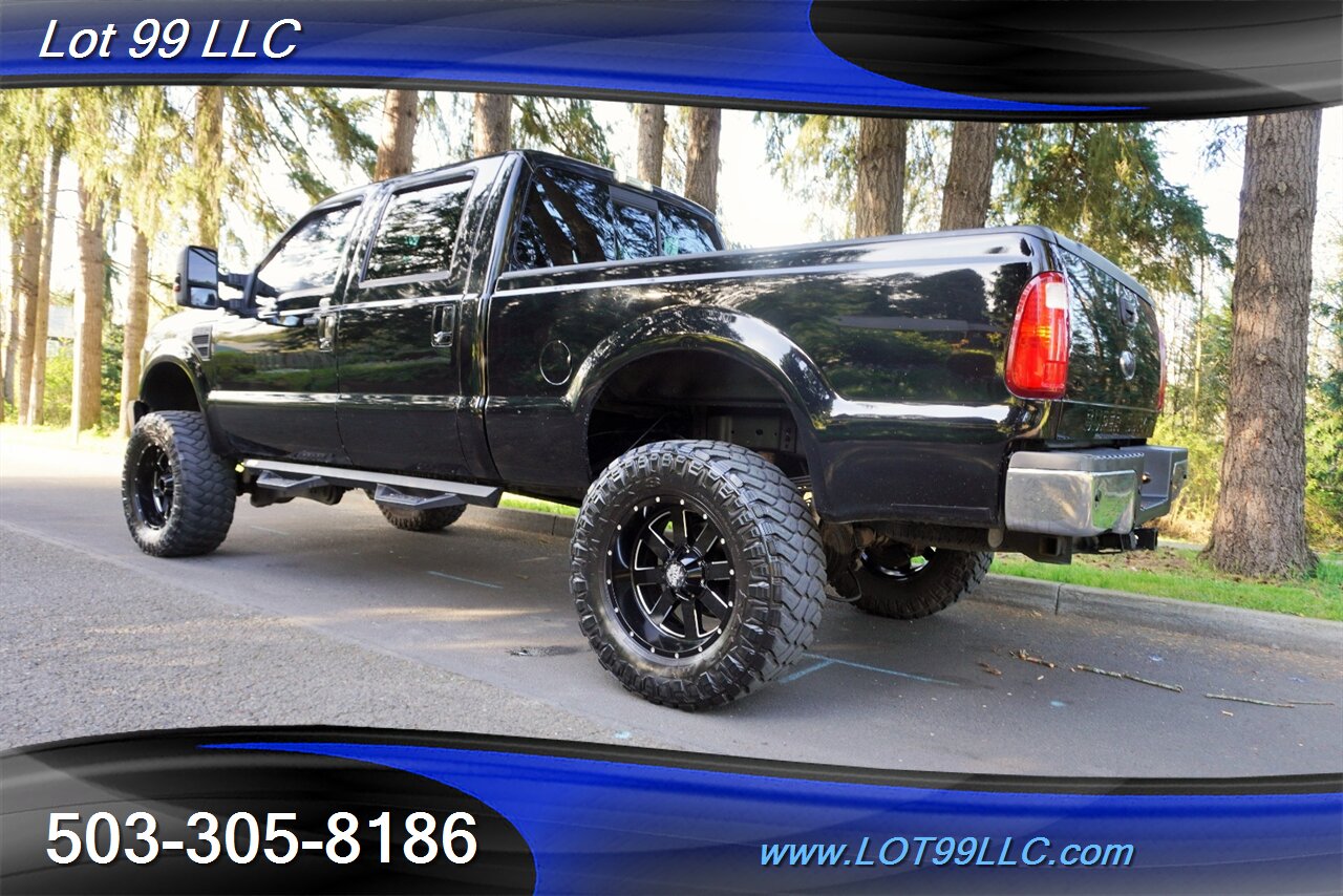 2010 Ford F-250 Lariat 4x4 POWER STROKE Heated Leather Moon Roof  Short Bed LIFTED Black 20 Wheels Newer Tires - Photo 11 - Milwaukie, OR 97267