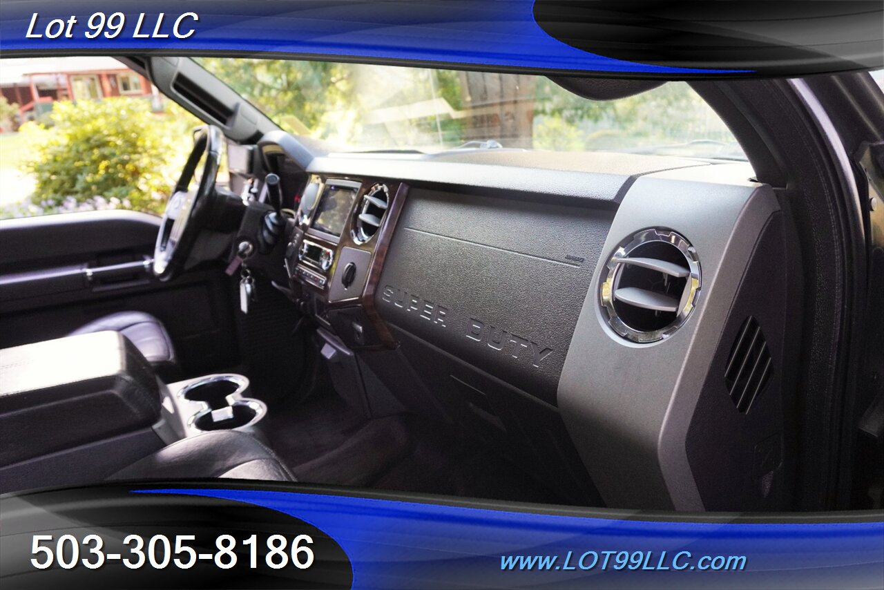 2010 Ford F-250 Lariat 4x4 POWER STROKE Heated Leather Moon Roof  Short Bed LIFTED Black 20 Wheels Newer Tires - Photo 17 - Milwaukie, OR 97267