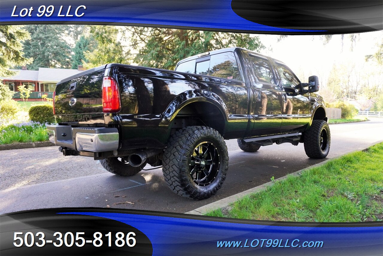 2010 Ford F-250 Lariat 4x4 POWER STROKE Heated Leather Moon Roof  Short Bed LIFTED Black 20 Wheels Newer Tires - Photo 9 - Milwaukie, OR 97267